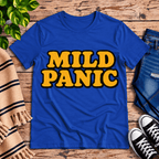 Mild Panic Premium T-Shirt in true royal blue, flat lay