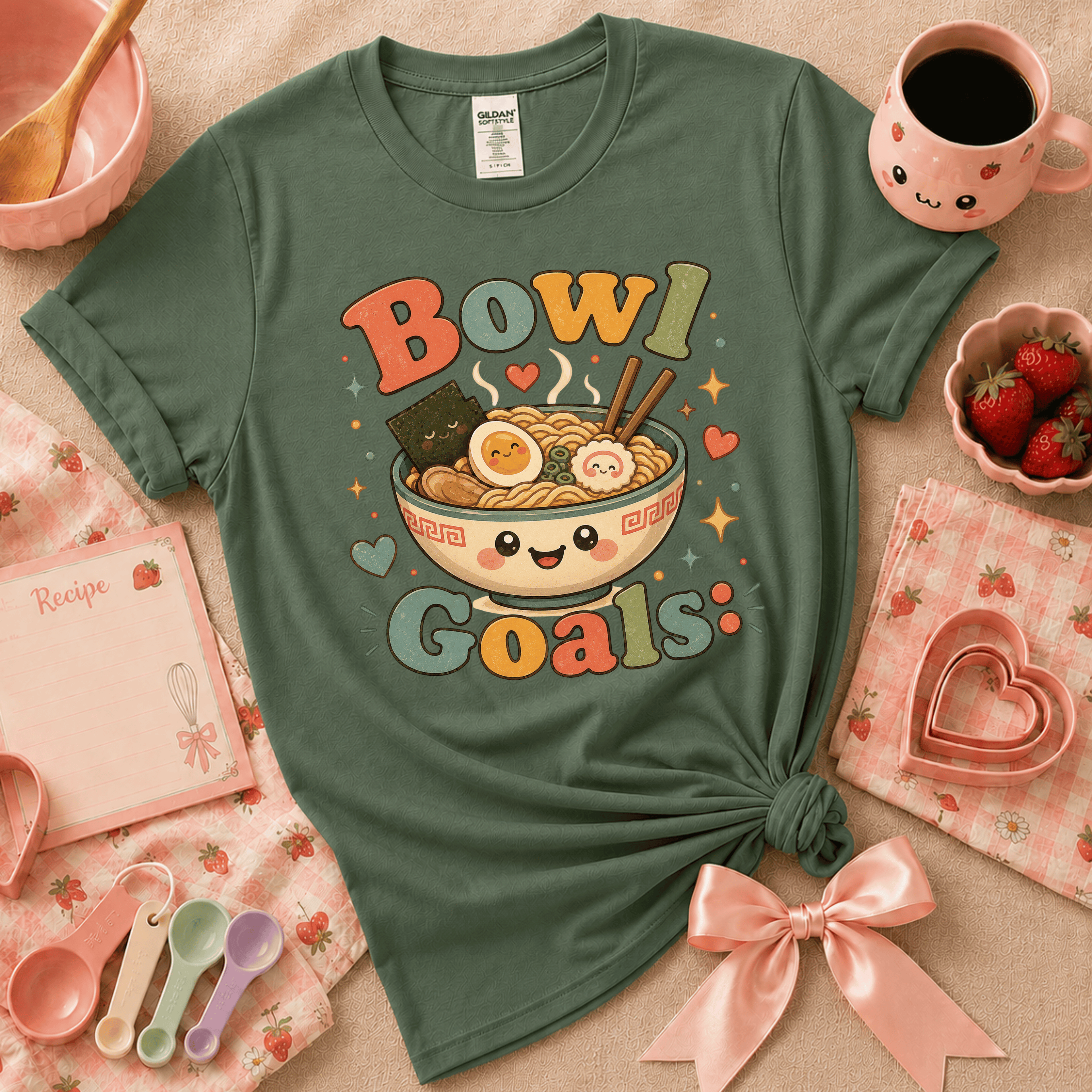 Bowl Goals | Cute Food Graphic T-Shirt