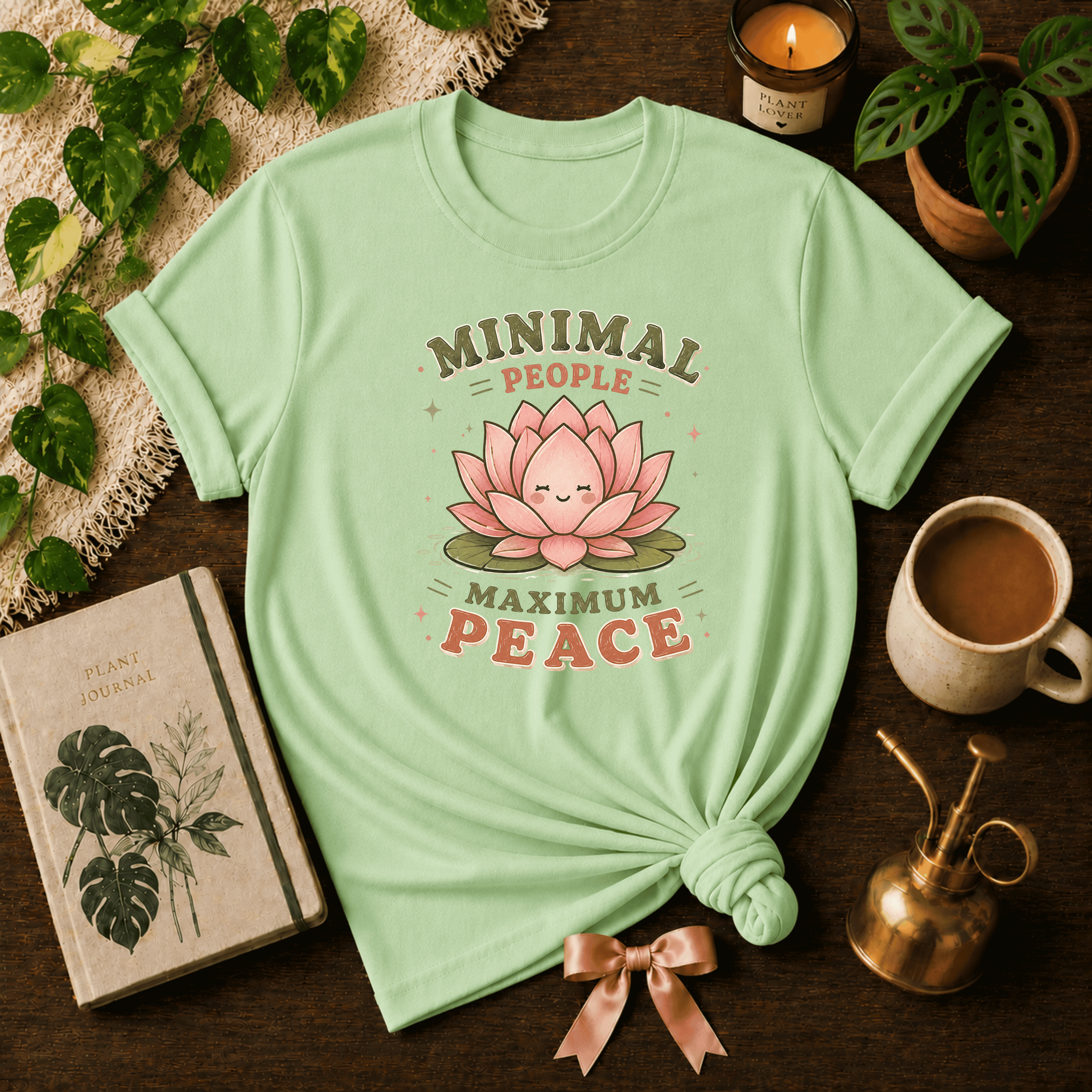 Minimal People | Plant Lover Graphic T-Shirt