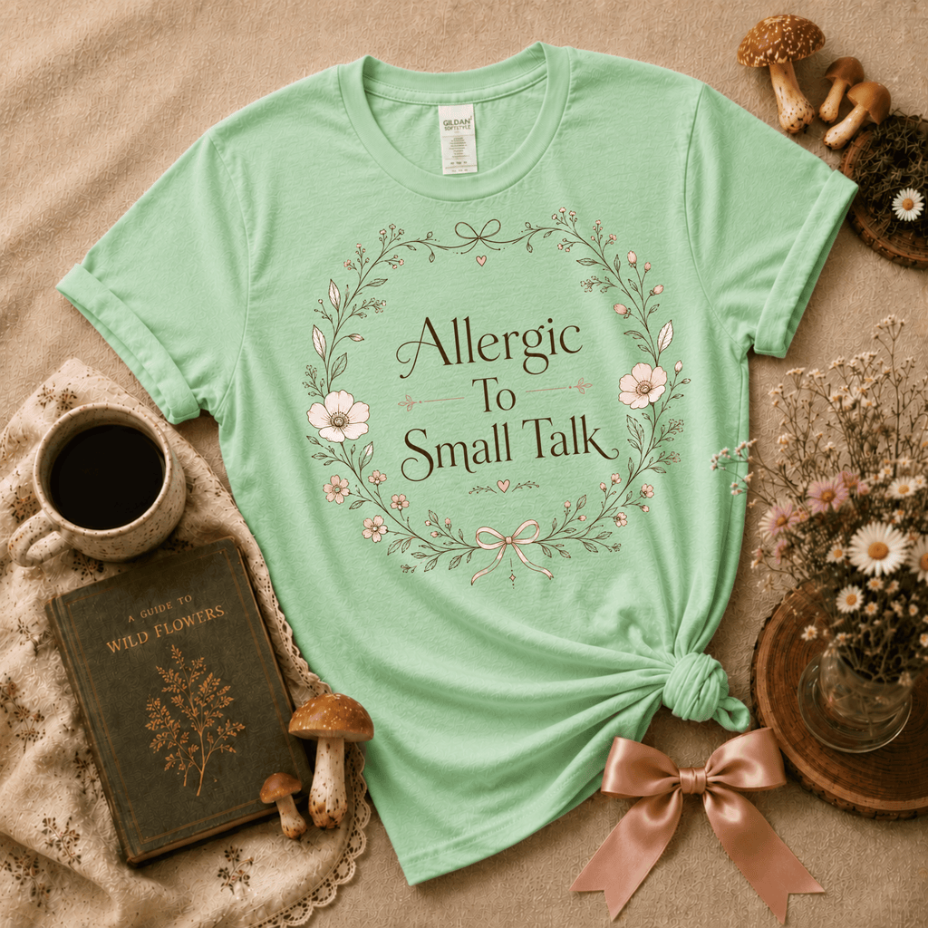 Allergic | Cottagecore Graphic T-Shirt