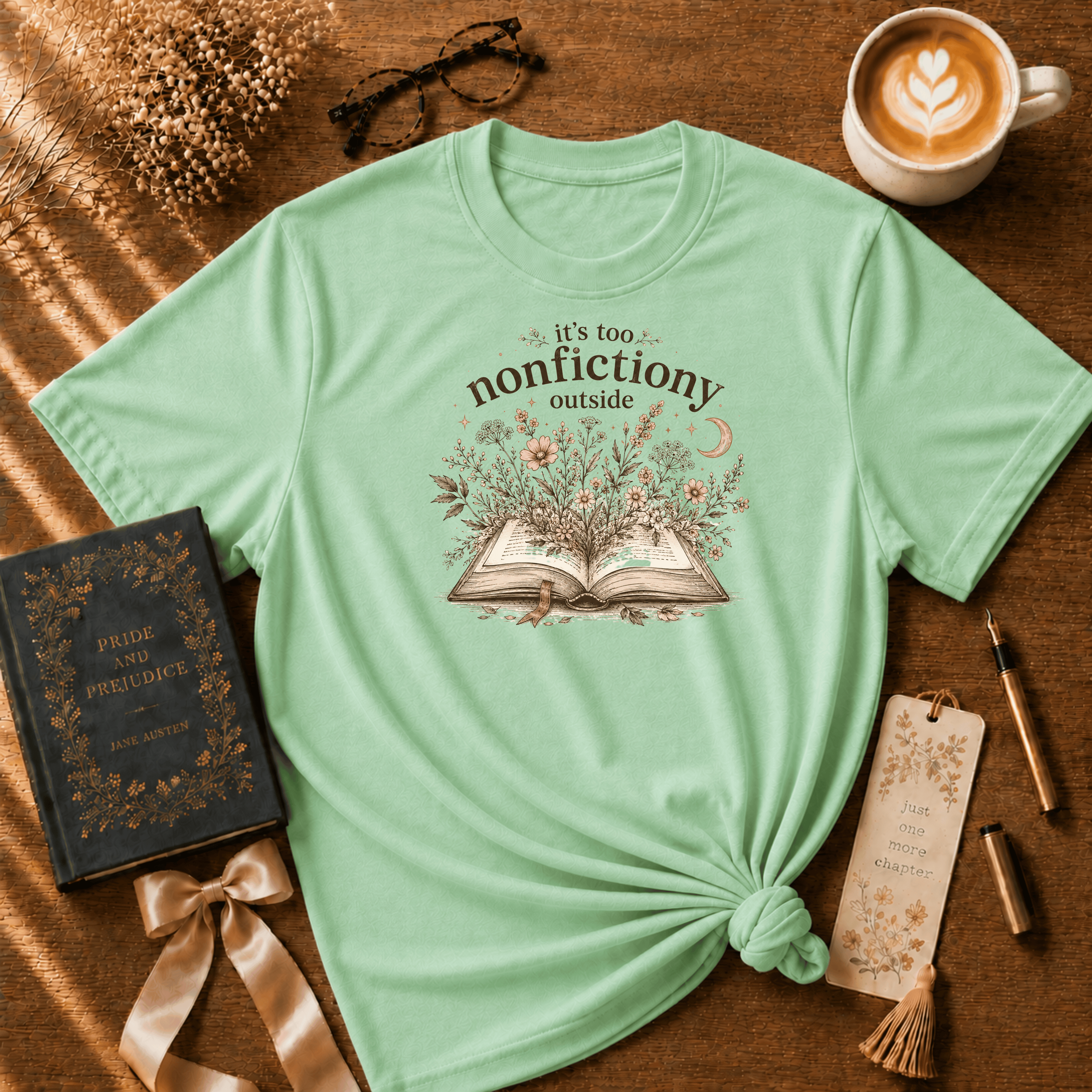 Non Fiction | Book Lover Graphic T-Shirt