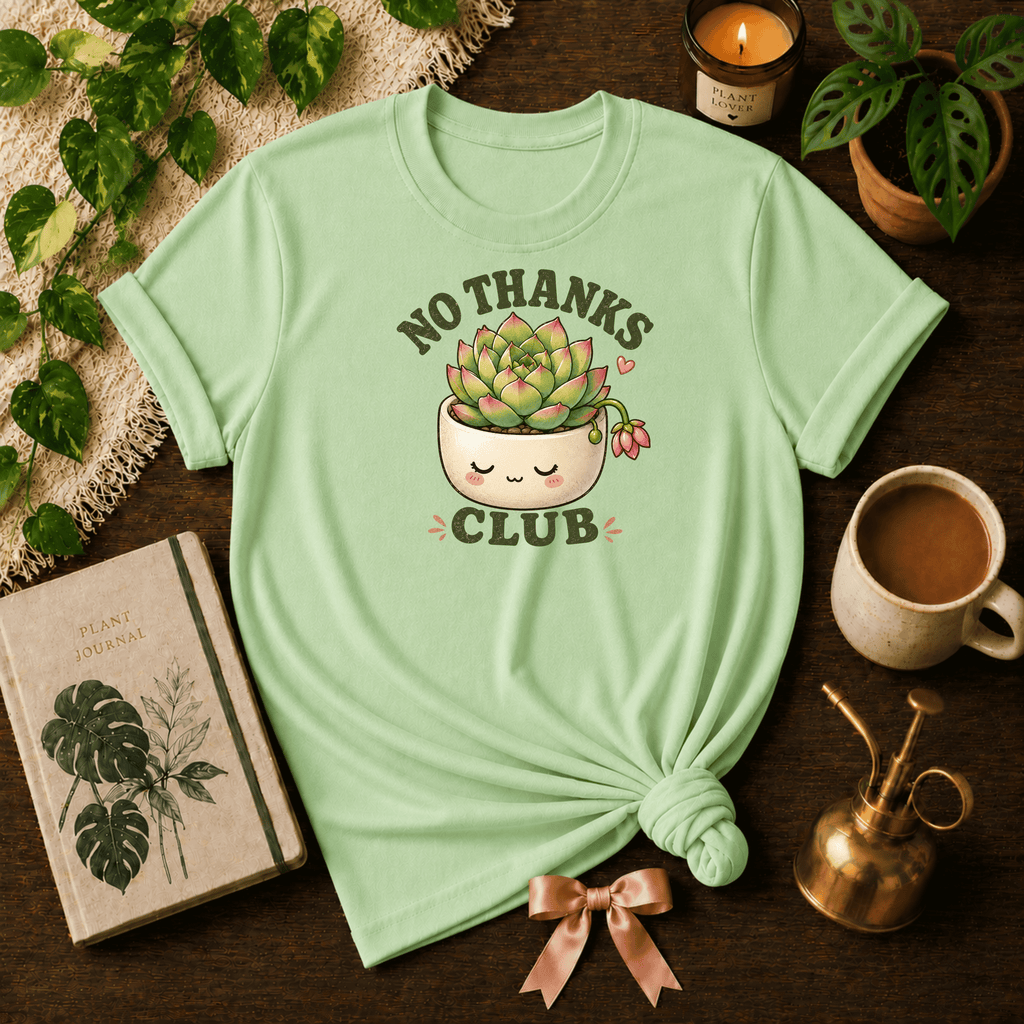 No Thanks Club | Plant Lover Graphic T-Shirt