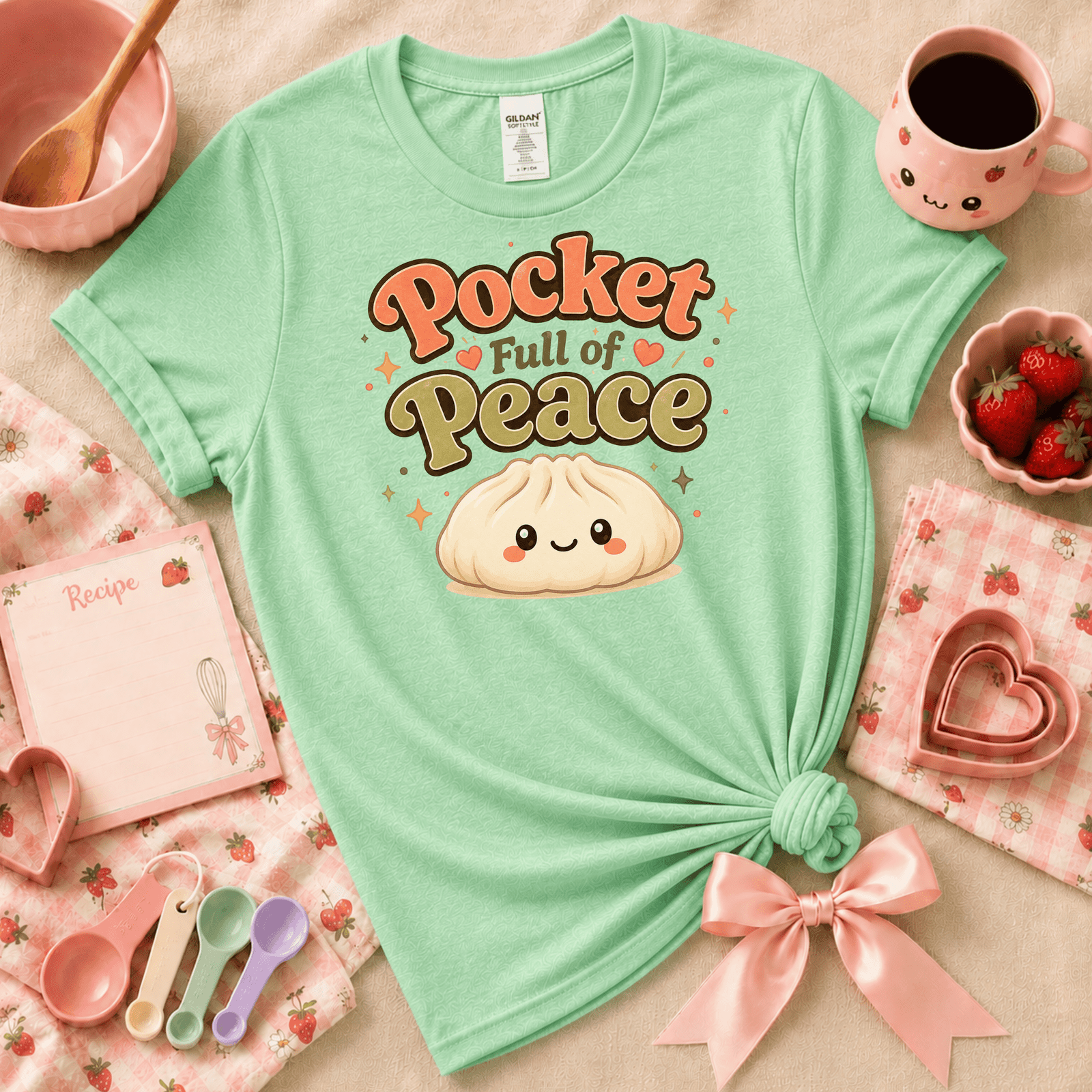 Pocket Full Of Peace | Funny Introvert Graphic T-Shirt
