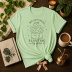 Planting My Peace | Plant Lover Graphic T-Shirt