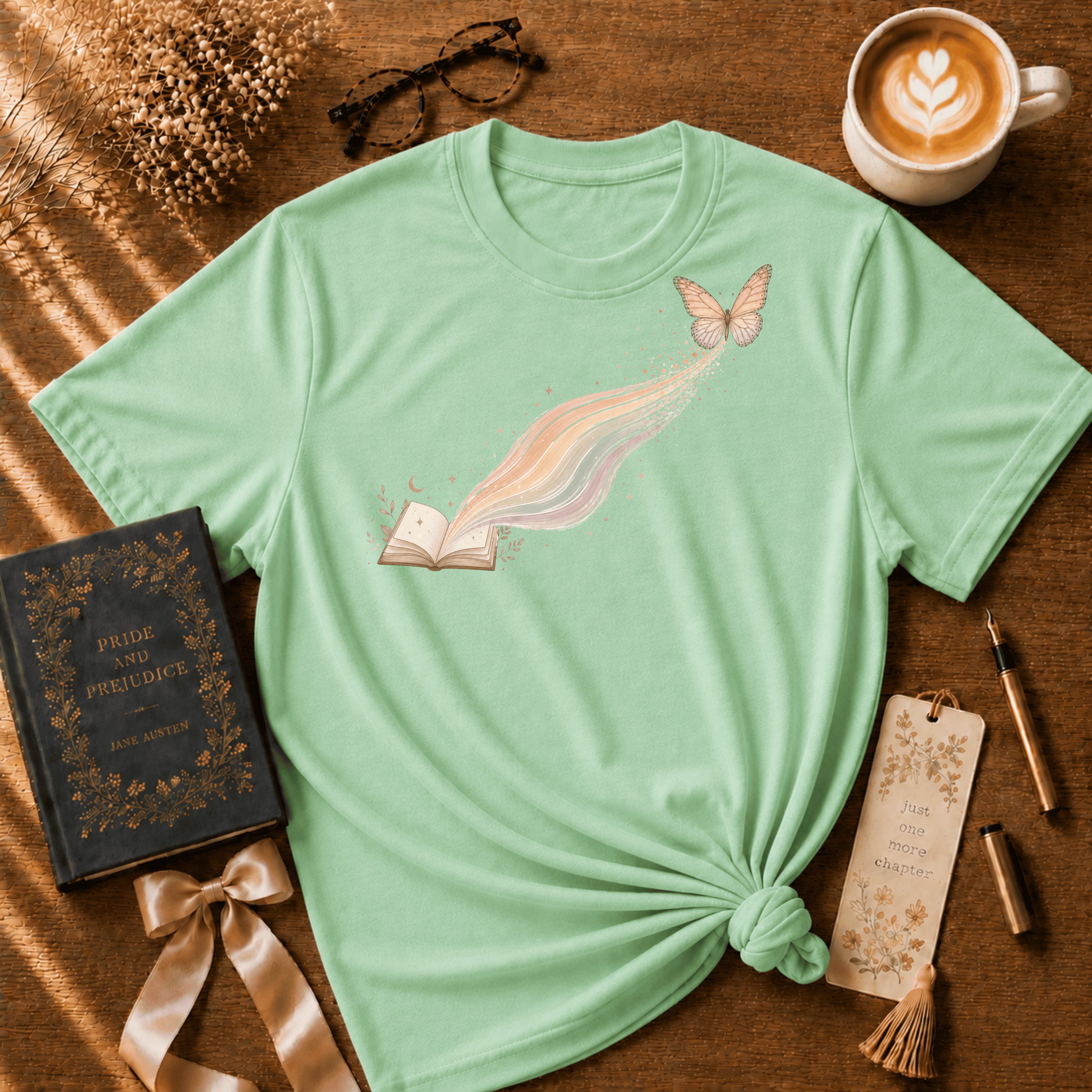 Rainbow Book | Book Lover Graphic T-Shirt