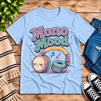 Mono Mood Premium T-Shirt in baby blue, flat lay
