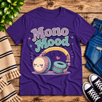 Mono Mood Premium T-Shirt in team purple, flat lay