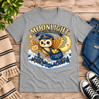 Moonlight Delivery Premium T-Shirt in athletic heather gray, flat lay