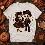 Mr. & Mrs. Premium T-Shirt in vintage white, flat lay