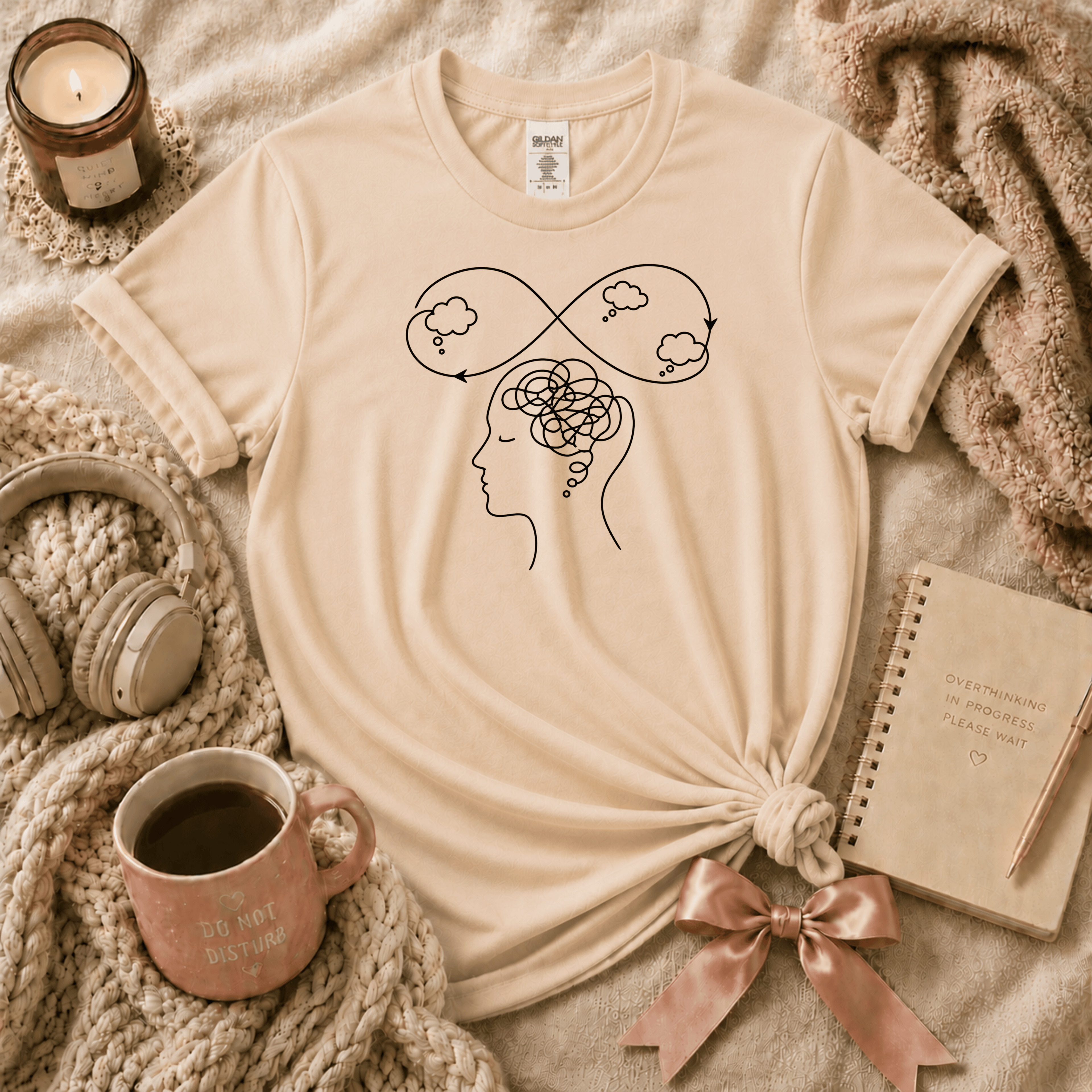 So Many Thoughts | Funny Introvert Graphic T-Shirt