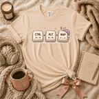 CTRL + ALT + NAP | Funny Introvert Graphic T-Shirt