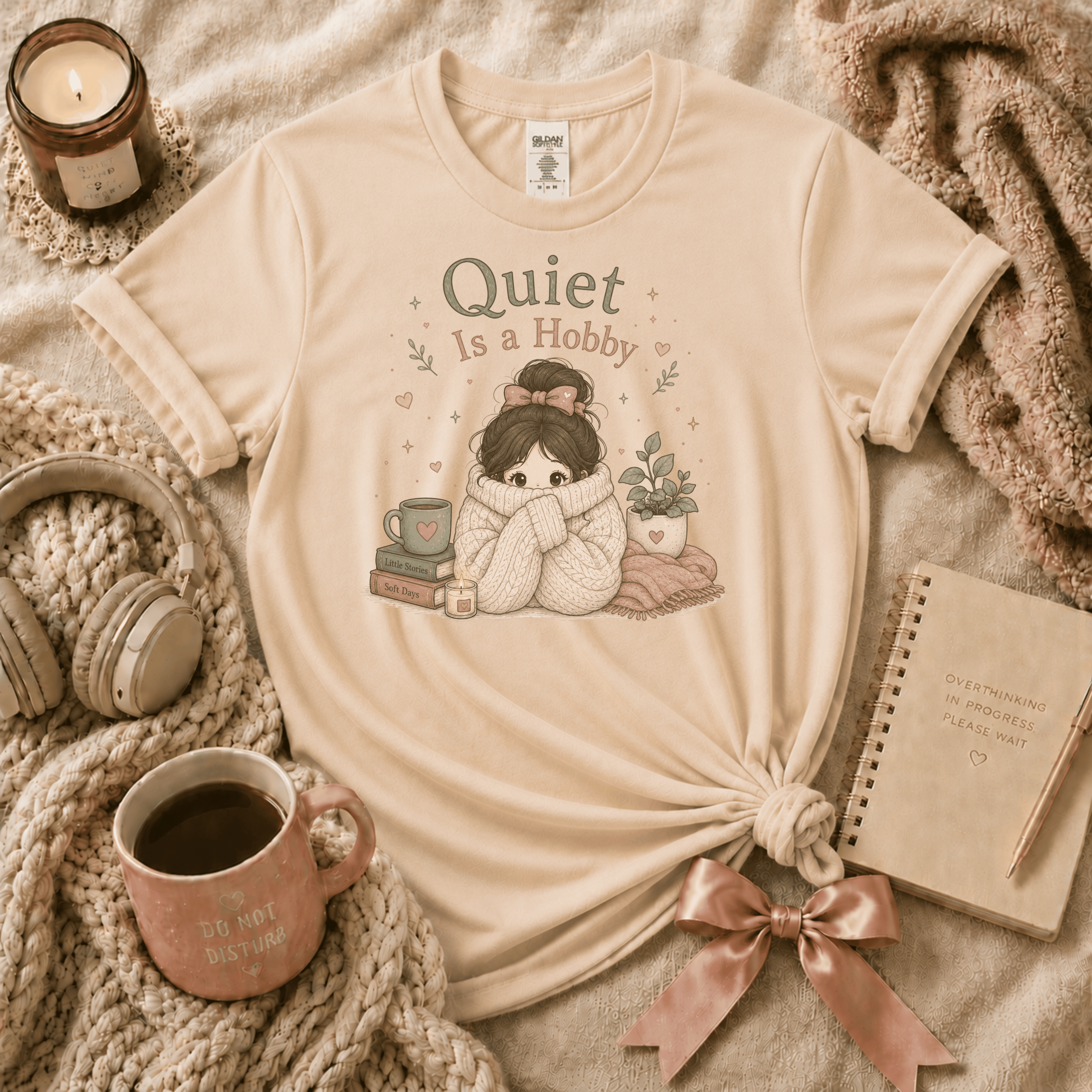 Quiet Is A Hobby | Funny Introvert Graphic T-Shirt
