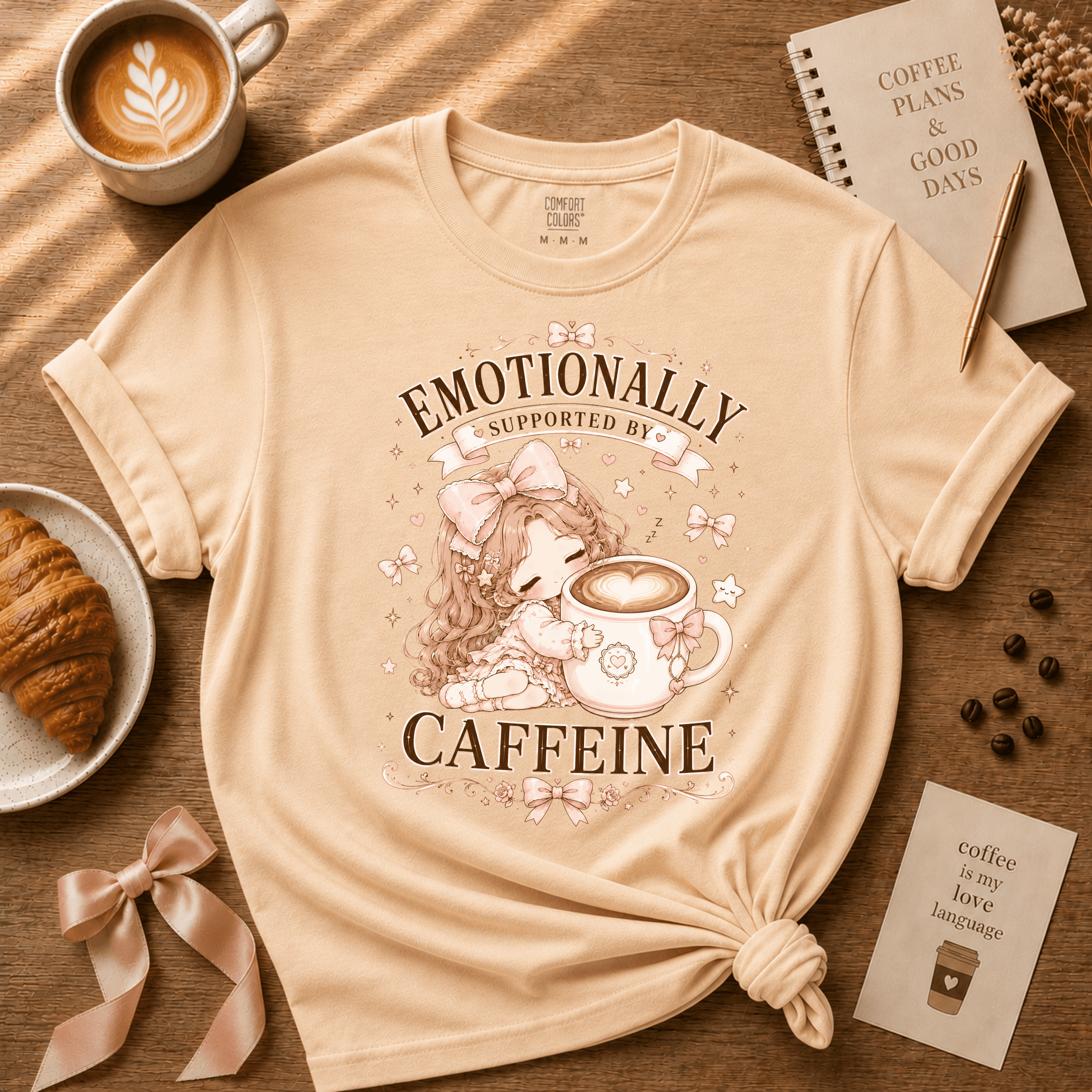 Caffeine | Coffee Lover Graphic T-Shirt