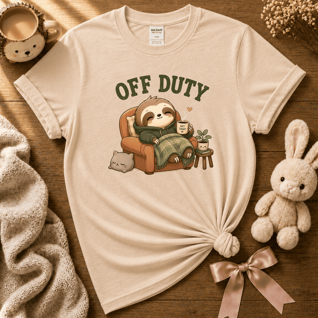 Off Duty | Cute Animal Graphic T-Shirt