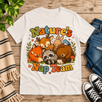 Nature's Nap Team Premium T-Shirt in vintage white, flat lay
