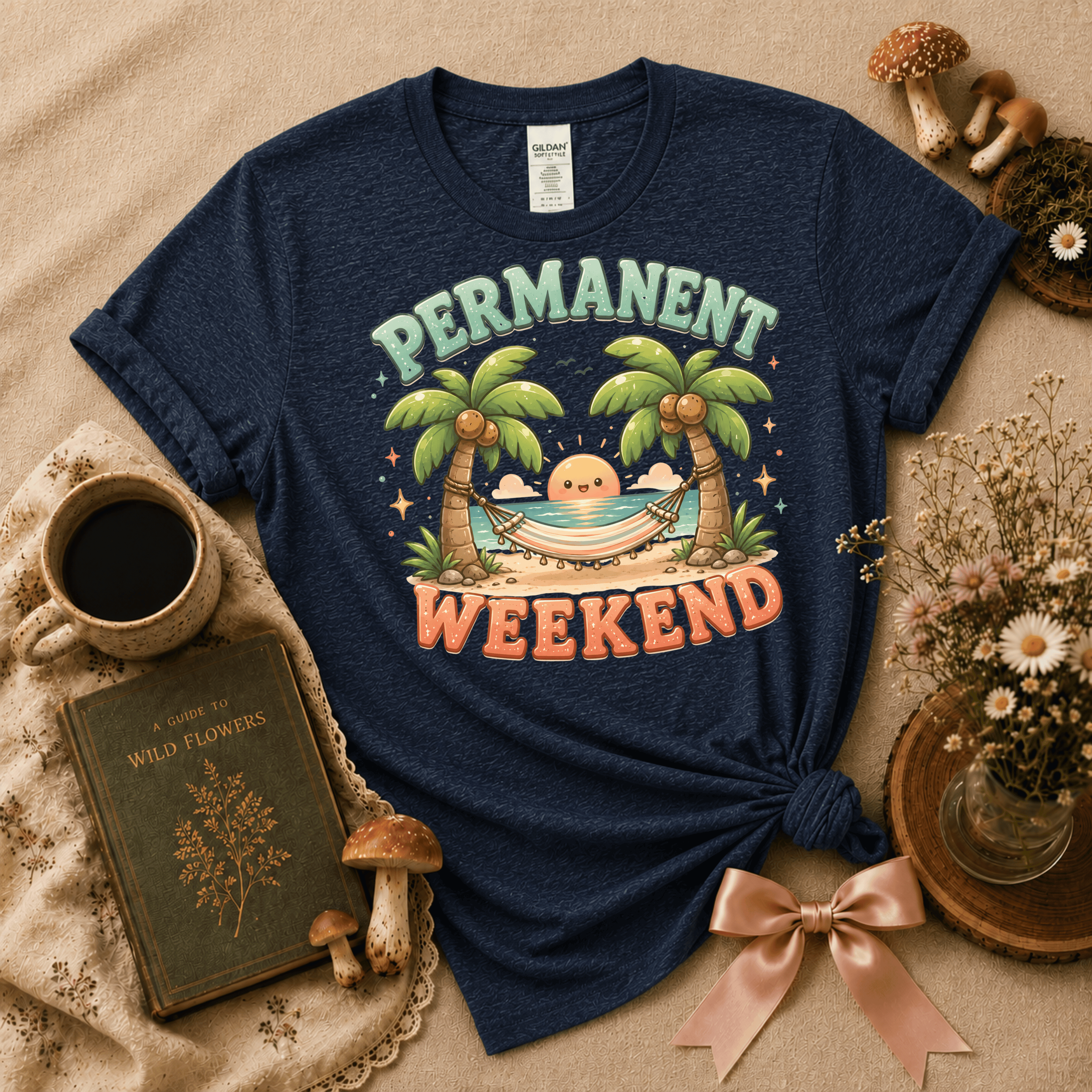 Permanent Weekend | Cottagecore Graphic T-Shirt