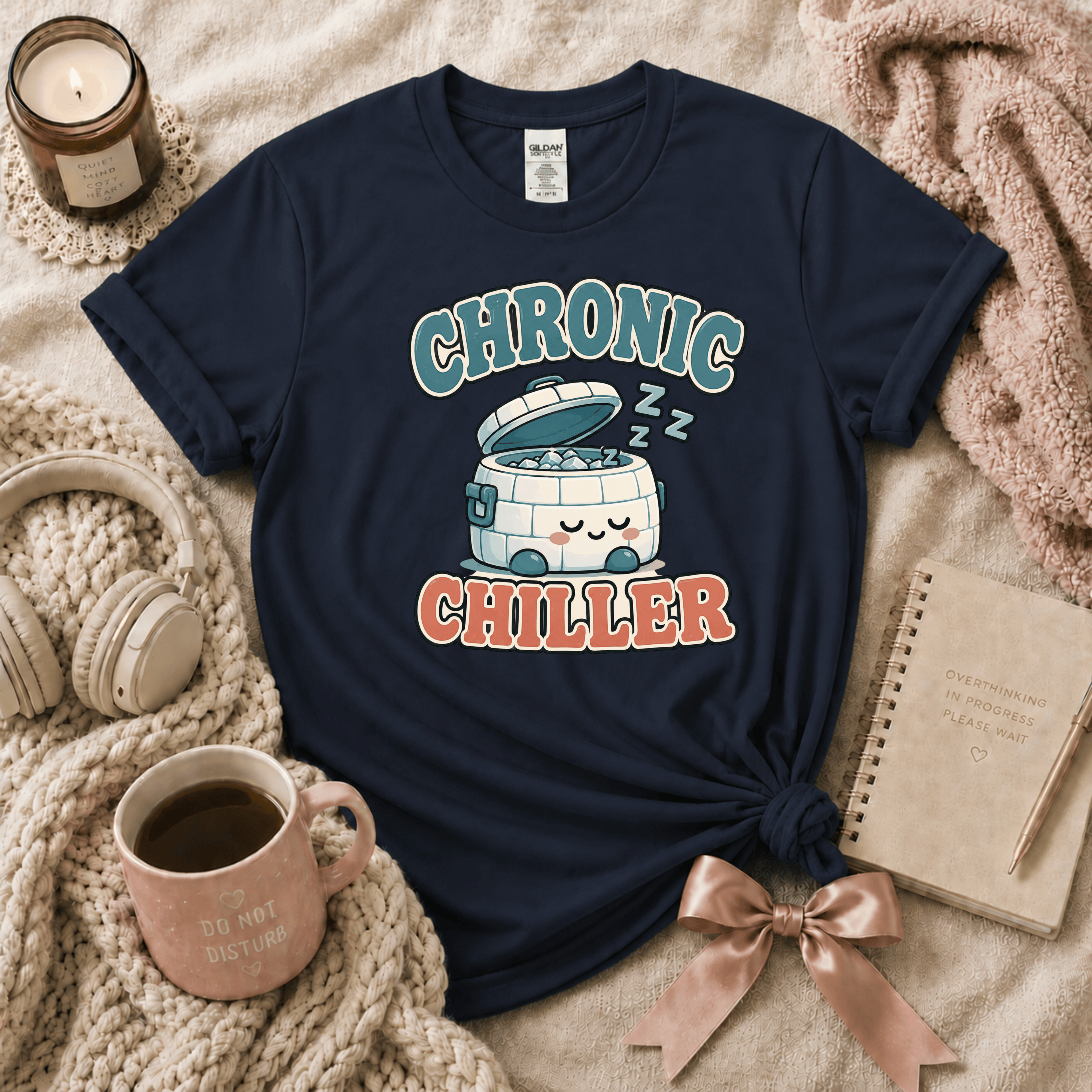 Chronic Chiller | Funny Introvert Graphic T-Shirt