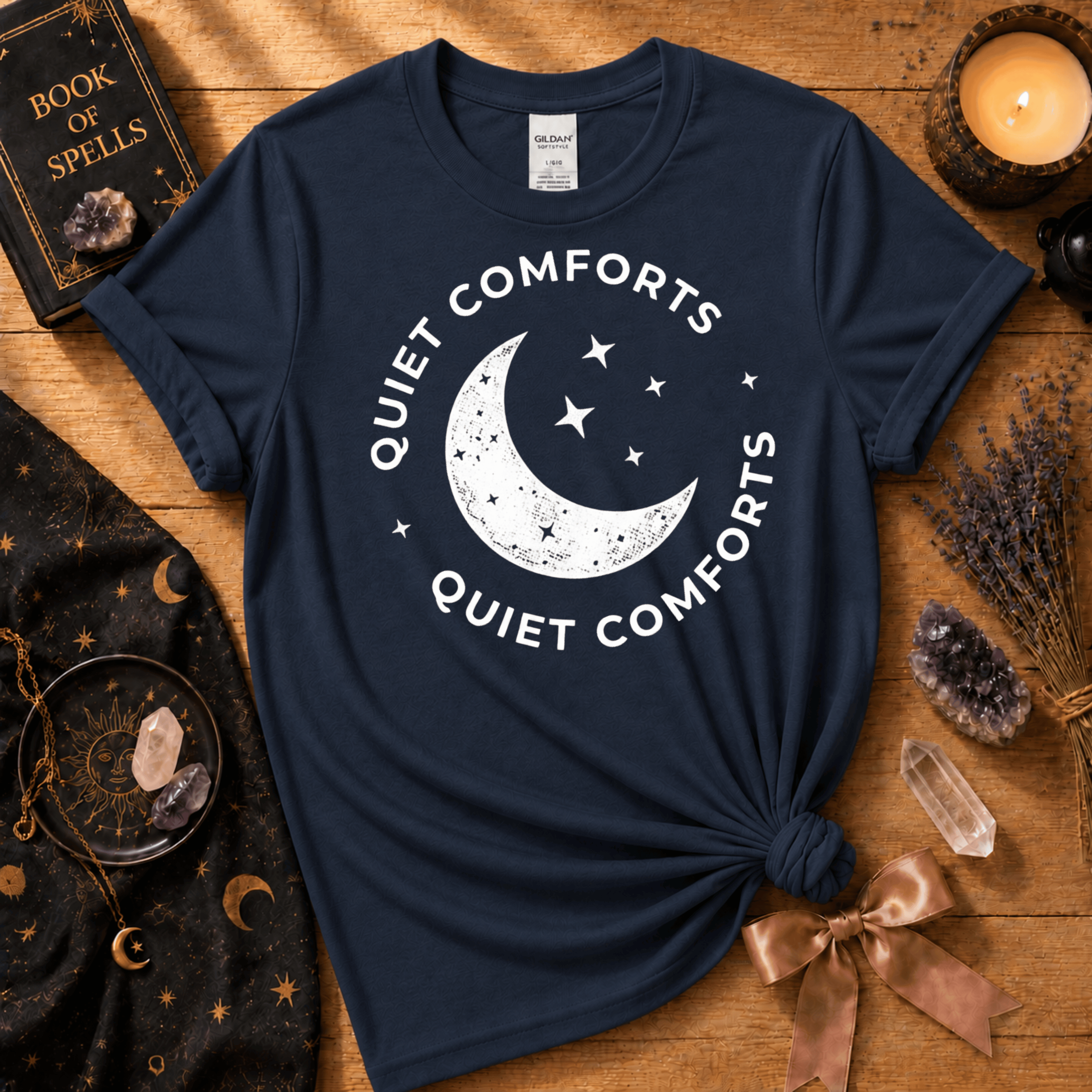 Quiet Comfort | Celestial Graphic T-Shirt