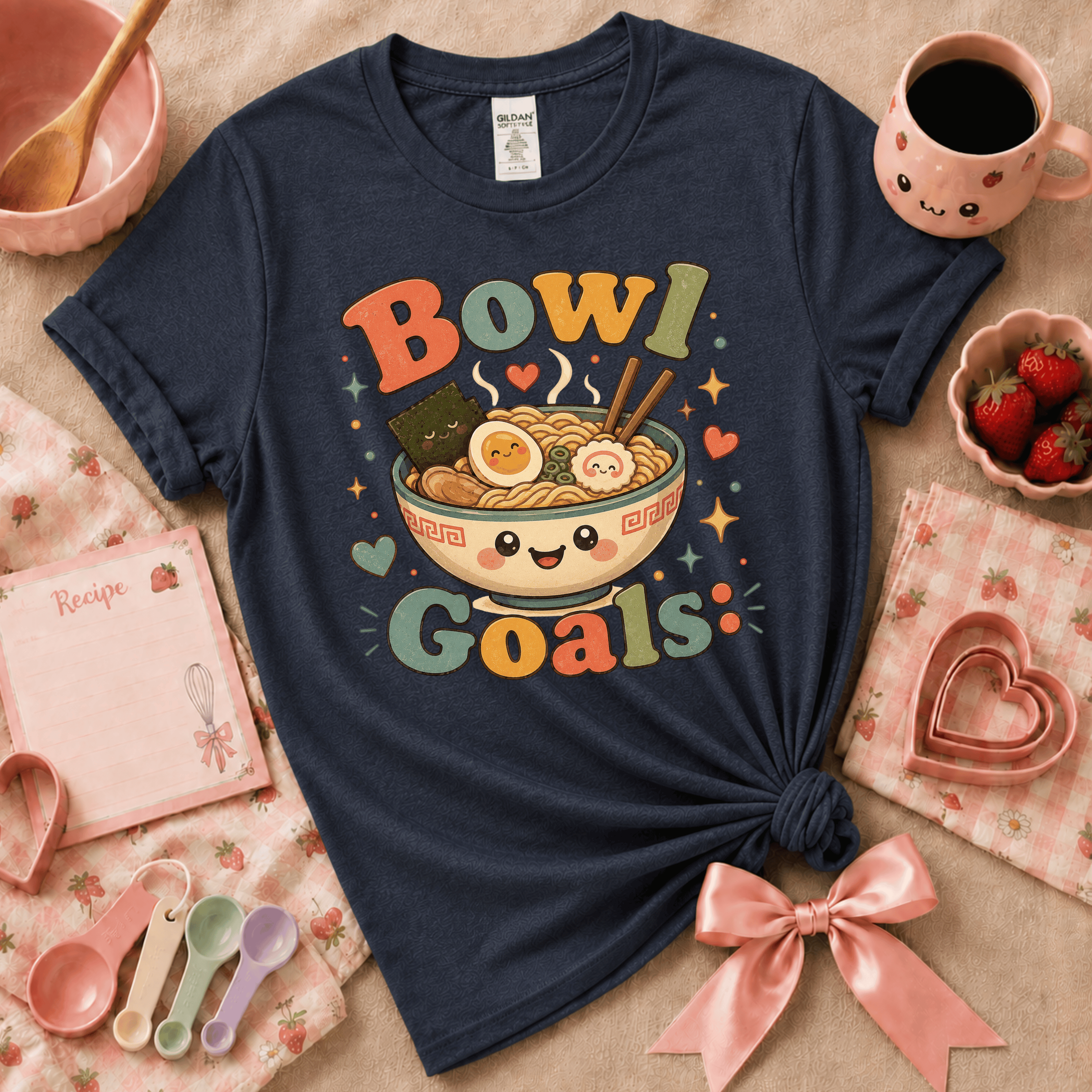 Bowl Goals | Cute Food Graphic T-Shirt