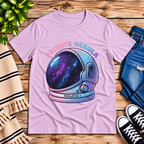 Nebula Premium T-Shirt in lilac, flat lay
