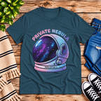 Nebula Premium T-Shirt in deep teal, flat lay