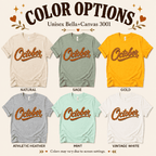 October Premium T-Shirt color chart: Natural, Sage, Gold, Athletic Heather, Mint, Vintage White