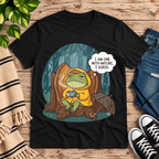 One With Nature Premium T-Shirt in vintage black, flat lay