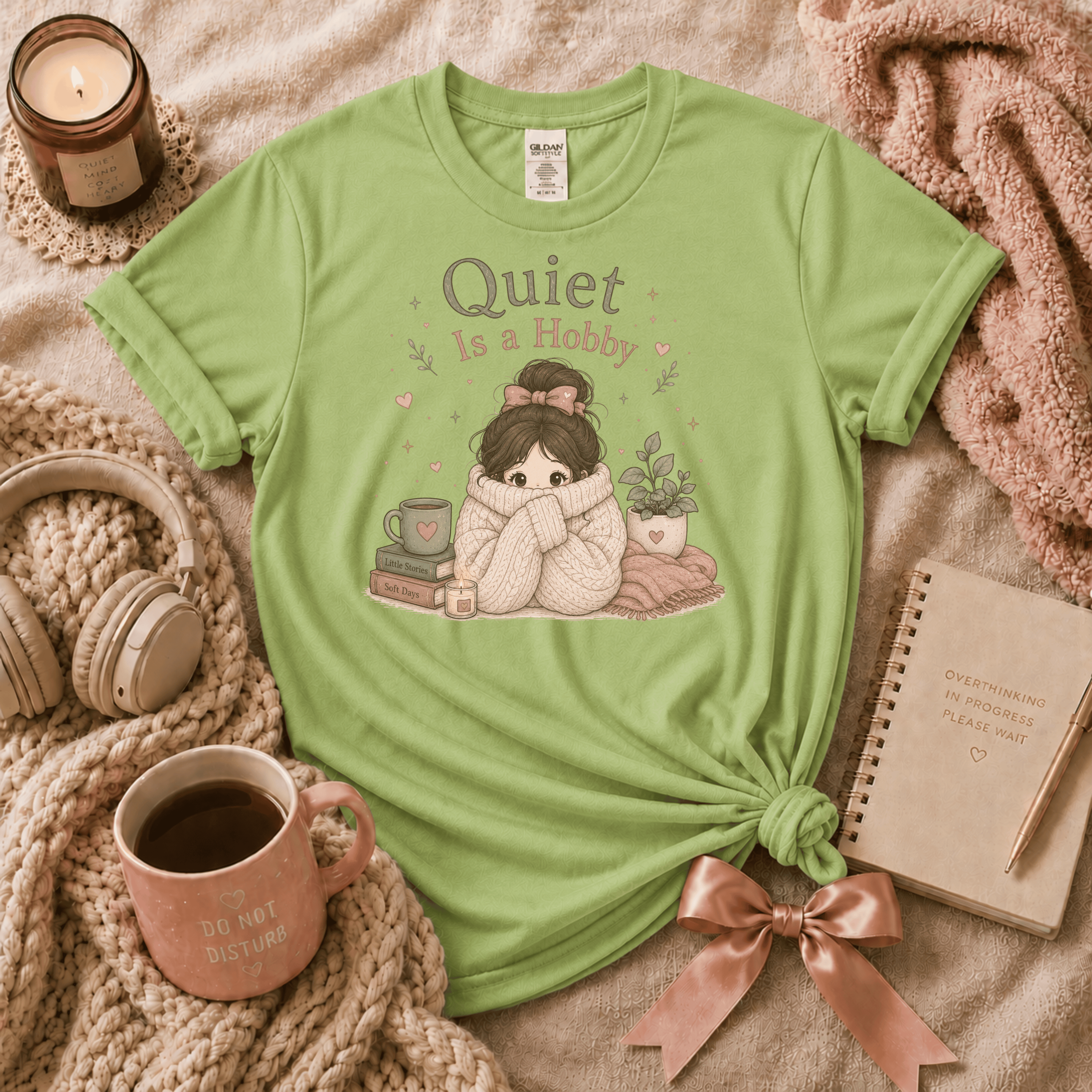 Quiet Is A Hobby | Funny Introvert Graphic T-Shirt