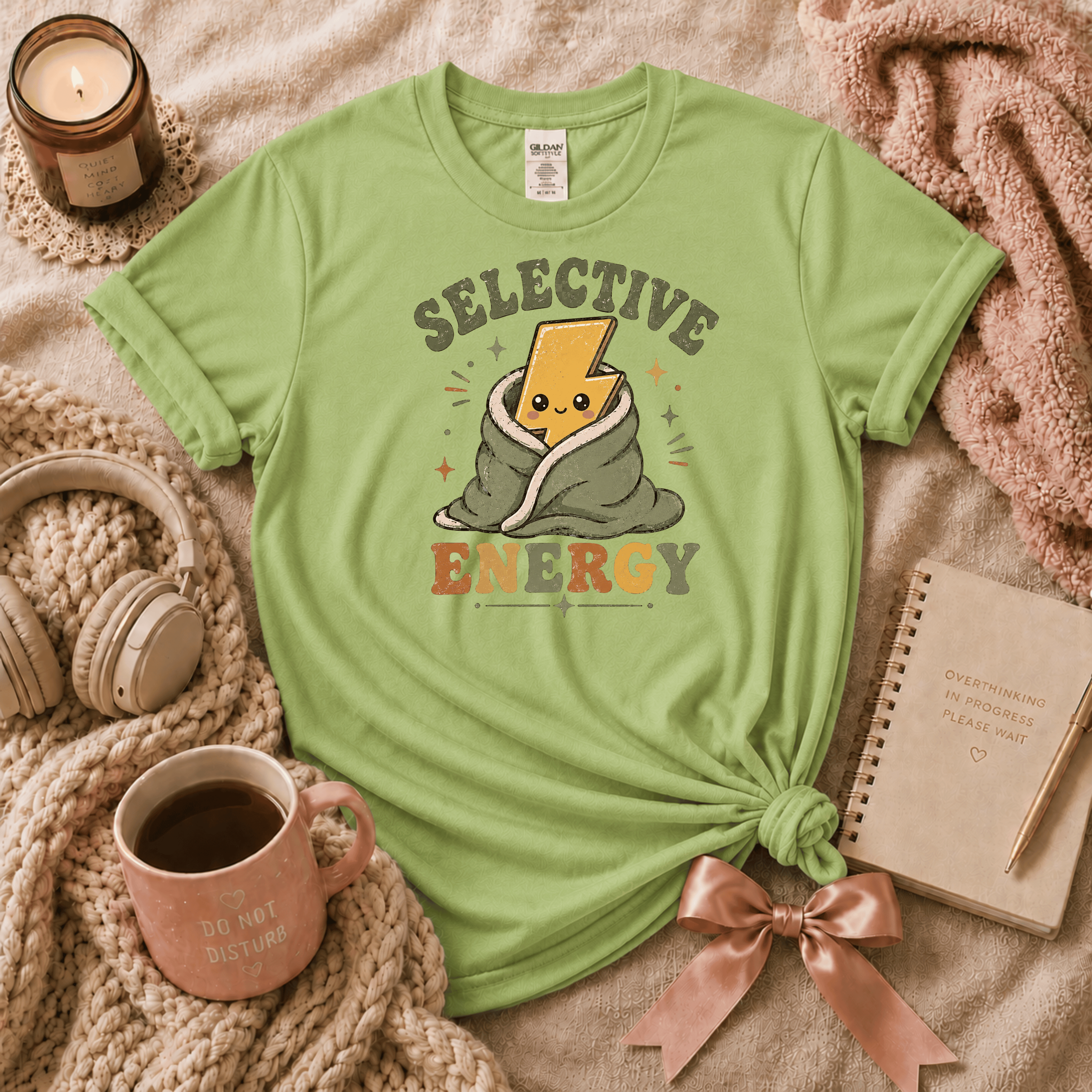 Selective Energy | Funny Introvert Graphic T-Shirt