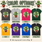 Poison Ivy Premium T-Shirt color chart: Asphalt, Athletic Heather, Berry, Evergreen, Gold, Team Purple, True Royal, Vintage Black