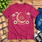 Protected Energy Premium T-Shirt in berry, flat lay