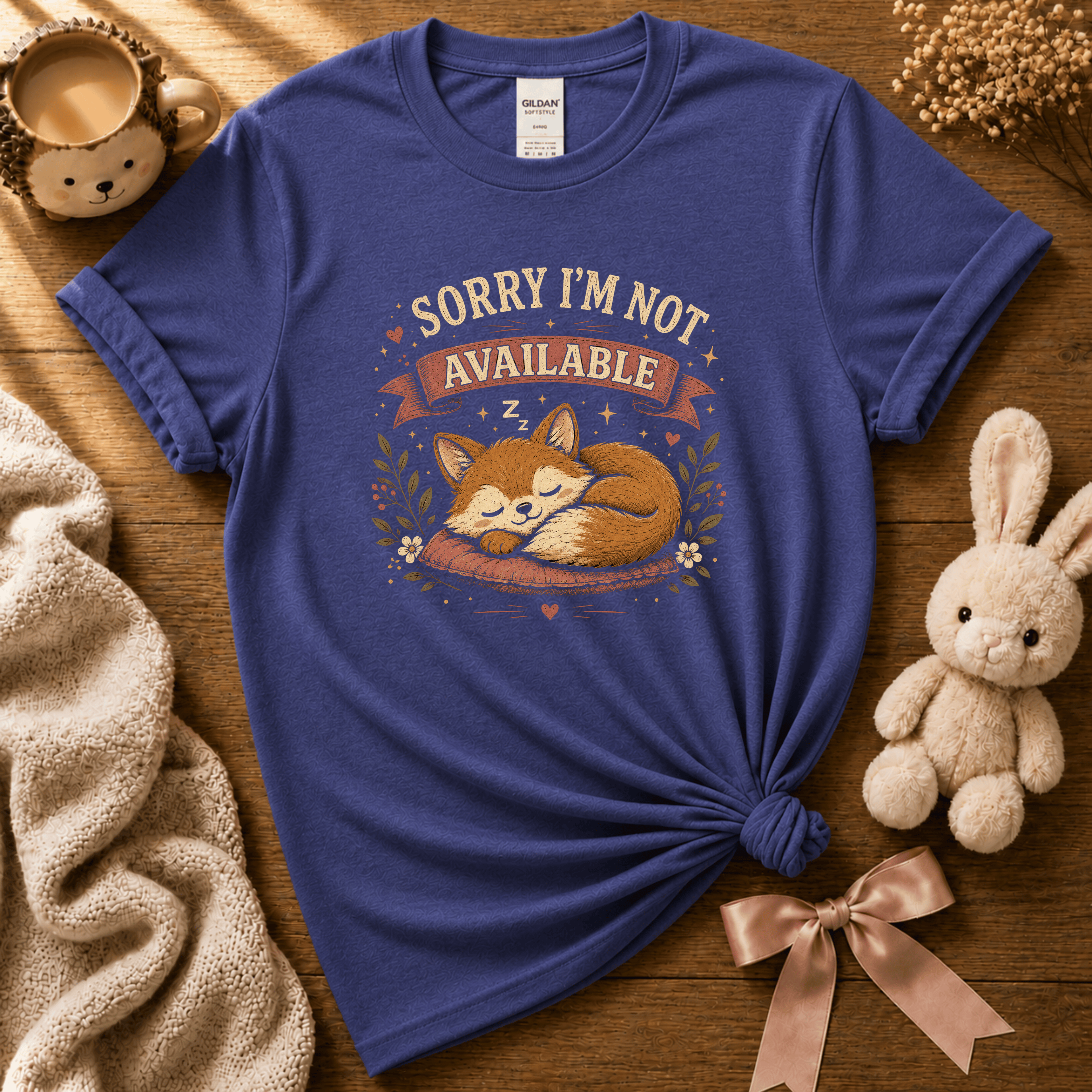 Not Available | Cute Animal Graphic T-Shirt