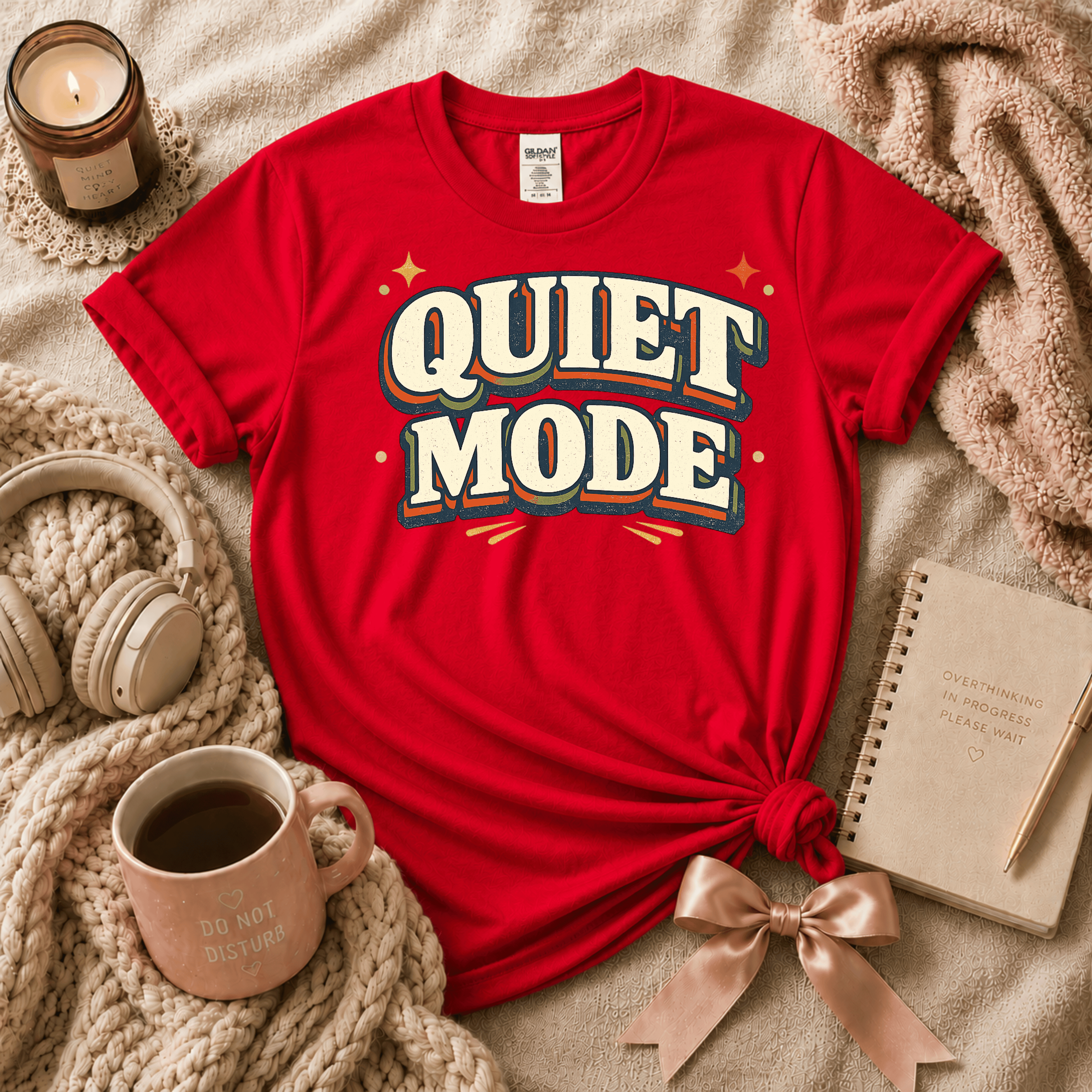 Quiet Mode | Funny Introvert Graphic T-Shirt