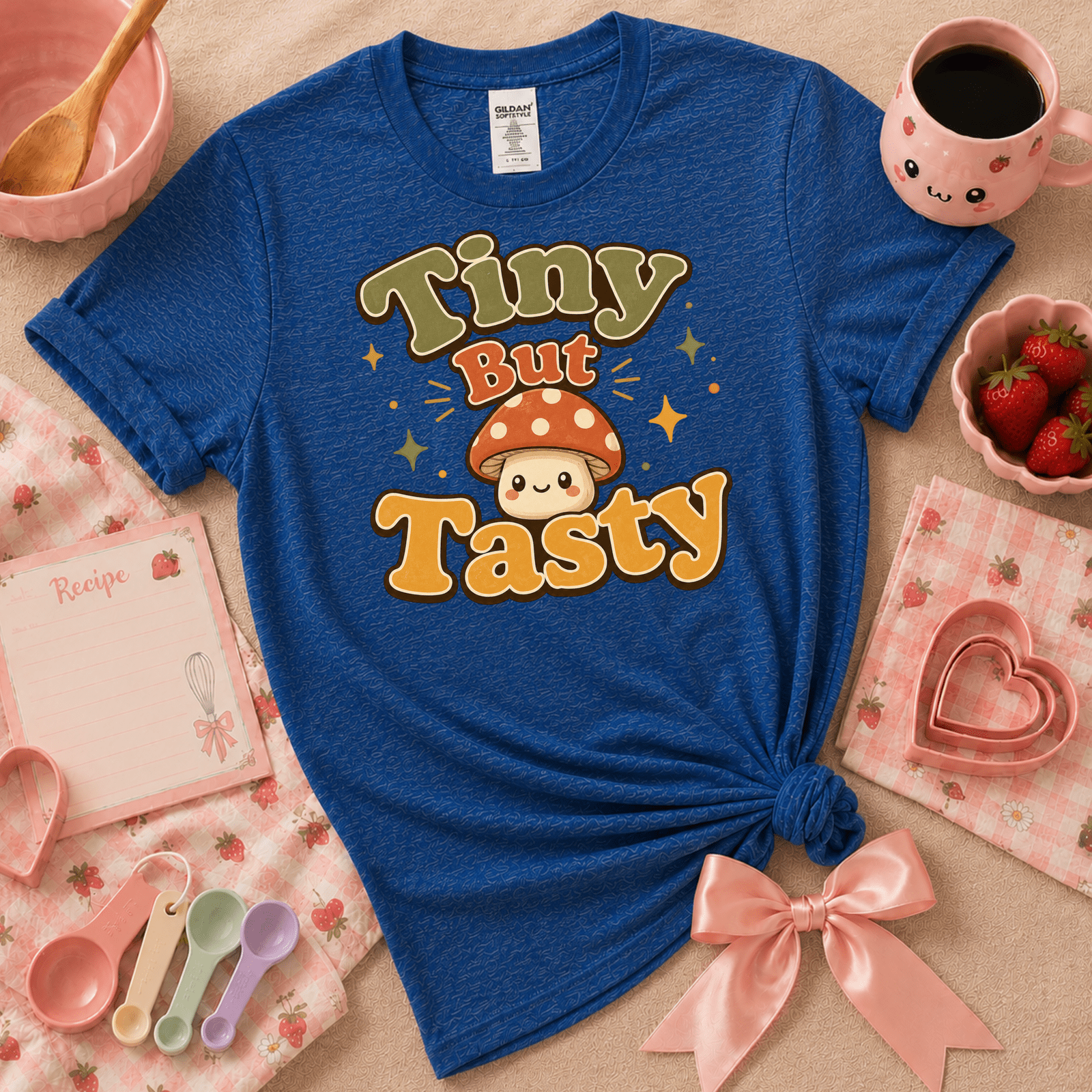 Tiny But Tasty | Cute Food Graphic T-Shirt