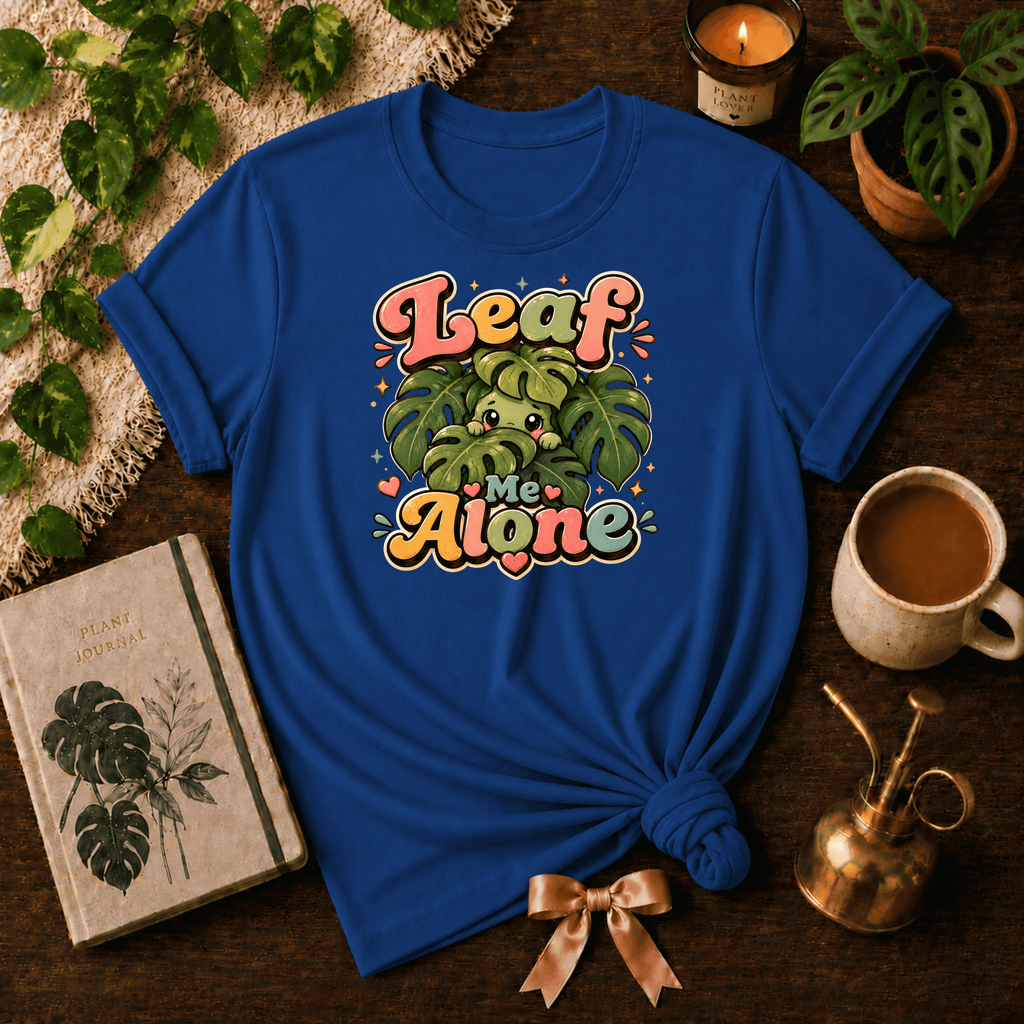 Leaf Me Alone | Plant Lover Graphic T-Shirt