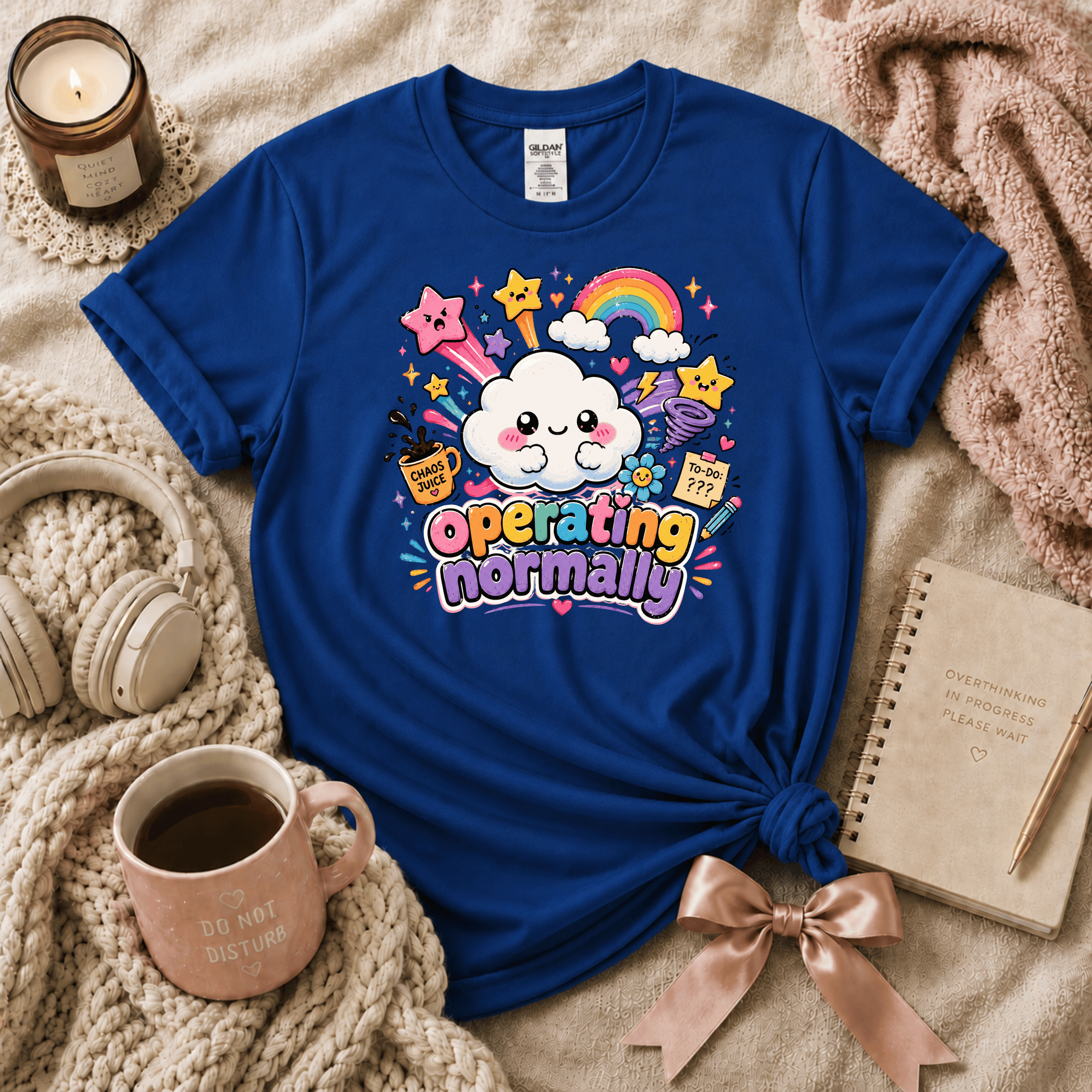 Operating Normally | Funny Introvert Graphic T-Shirt