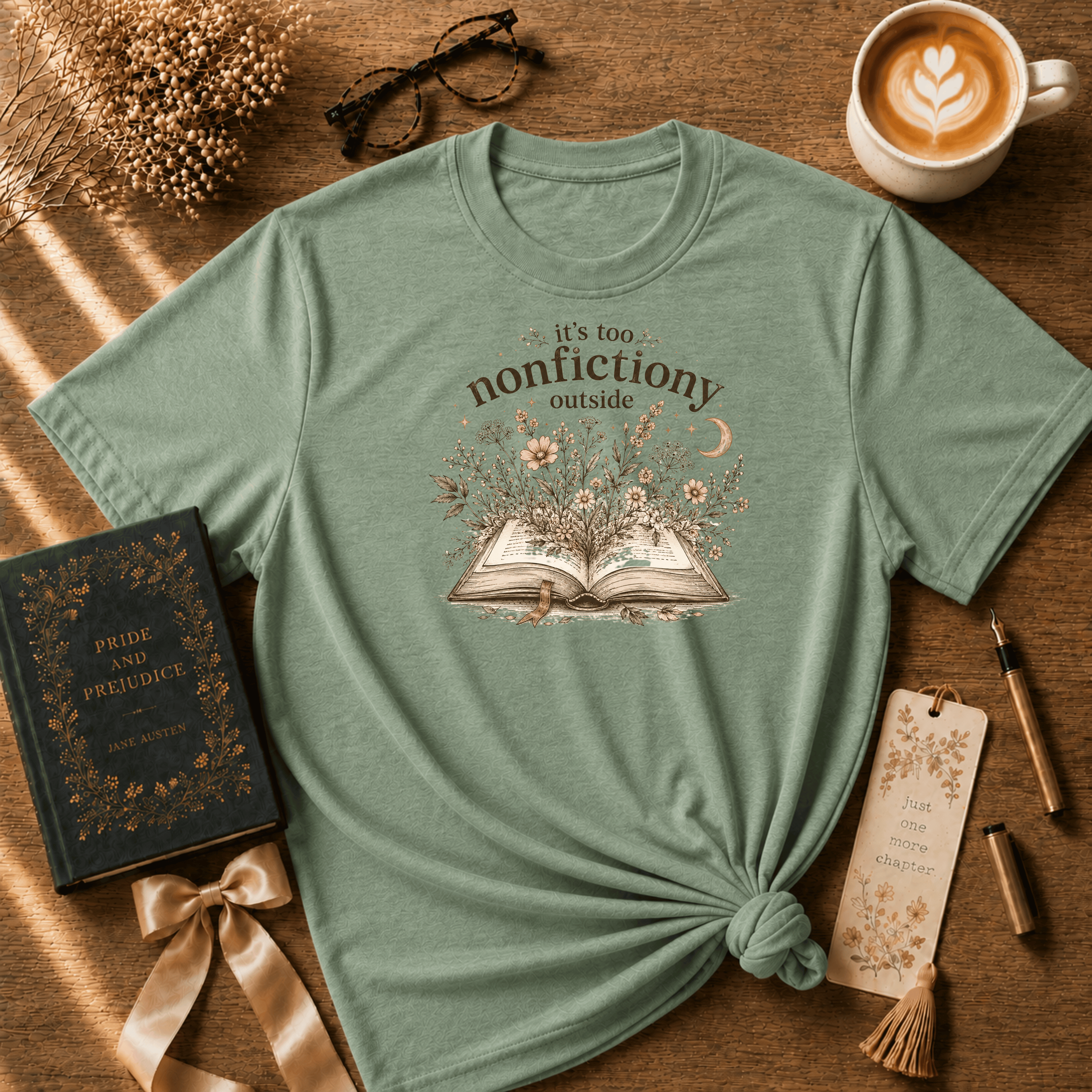 Non Fiction | Book Lover Graphic T-Shirt