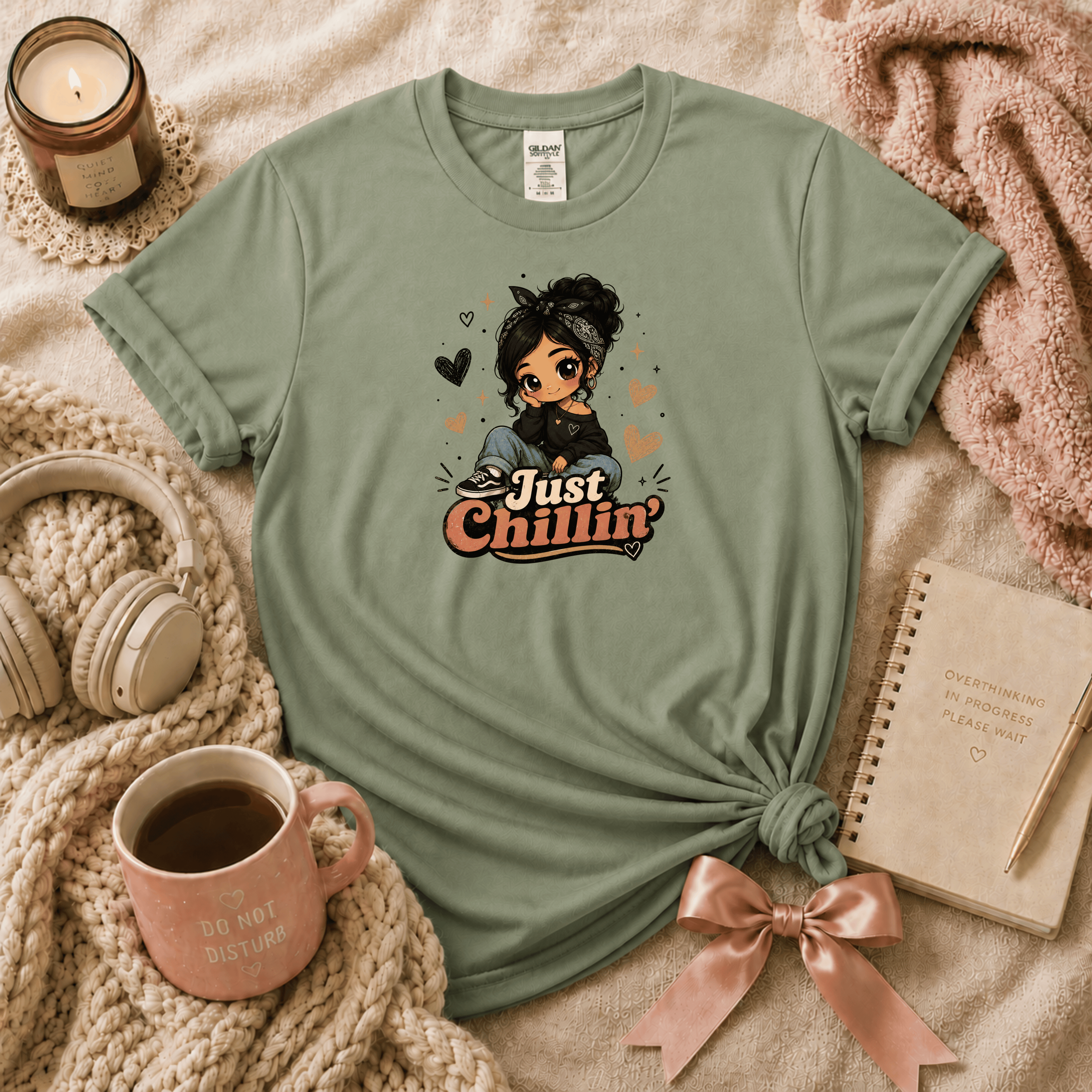 Just Chillin' | Funny Introvert Graphic T-Shirt