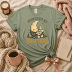 Powered By Solitude | Funny Introvert Graphic T-Shirt