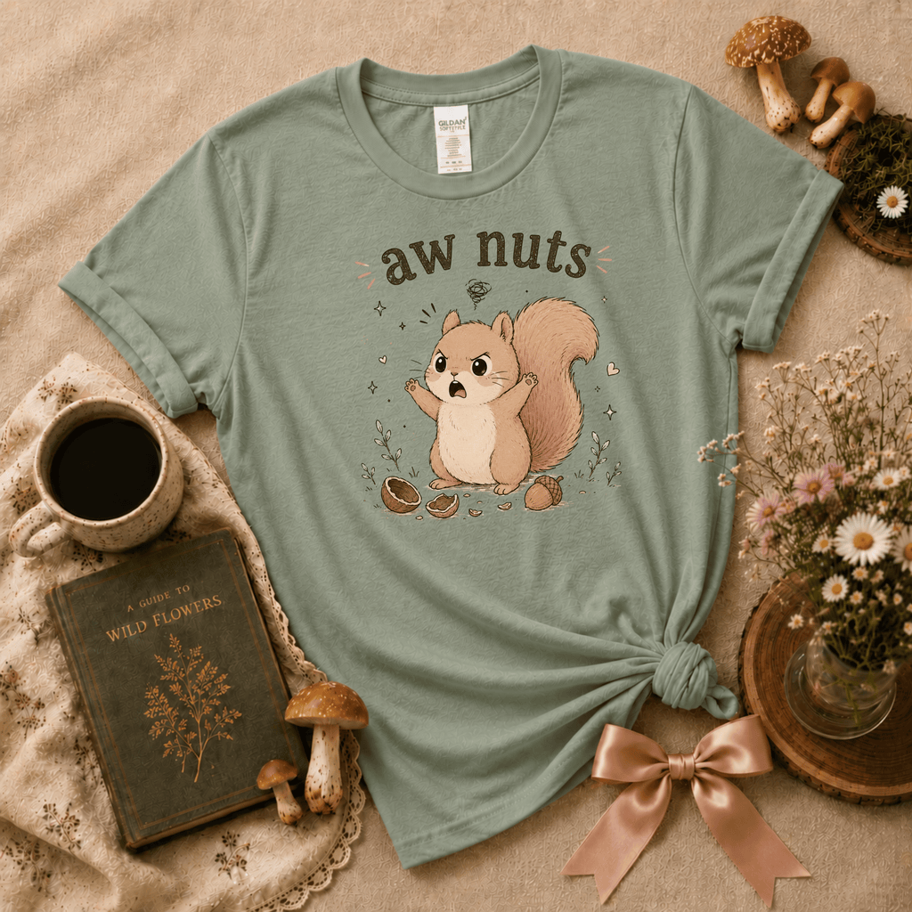 Aw Nuts | Cottagecore Graphic T-Shirt