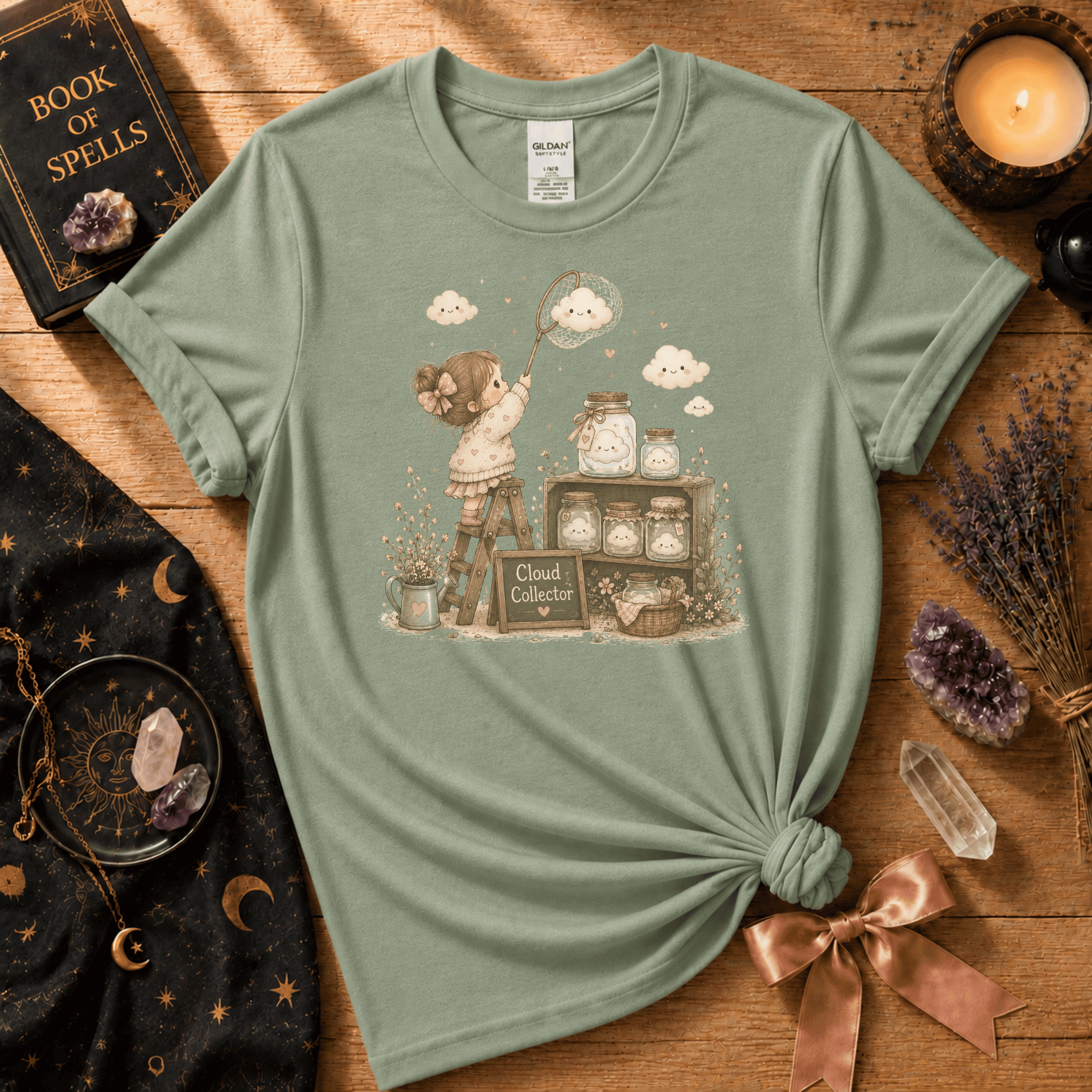 Catching Clouds | Celestial Graphic T-Shirt