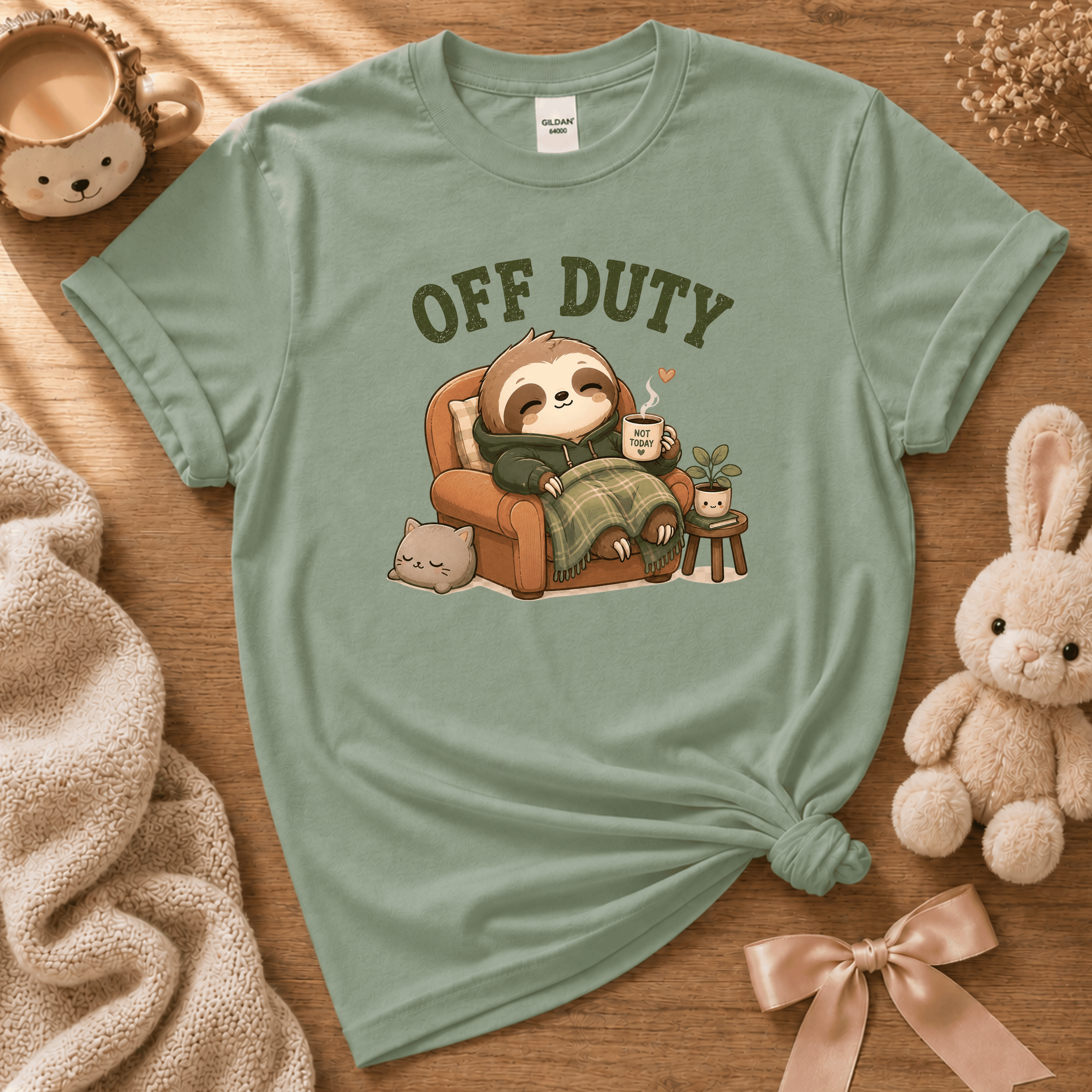 Off Duty | Cute Animal Graphic T-Shirt