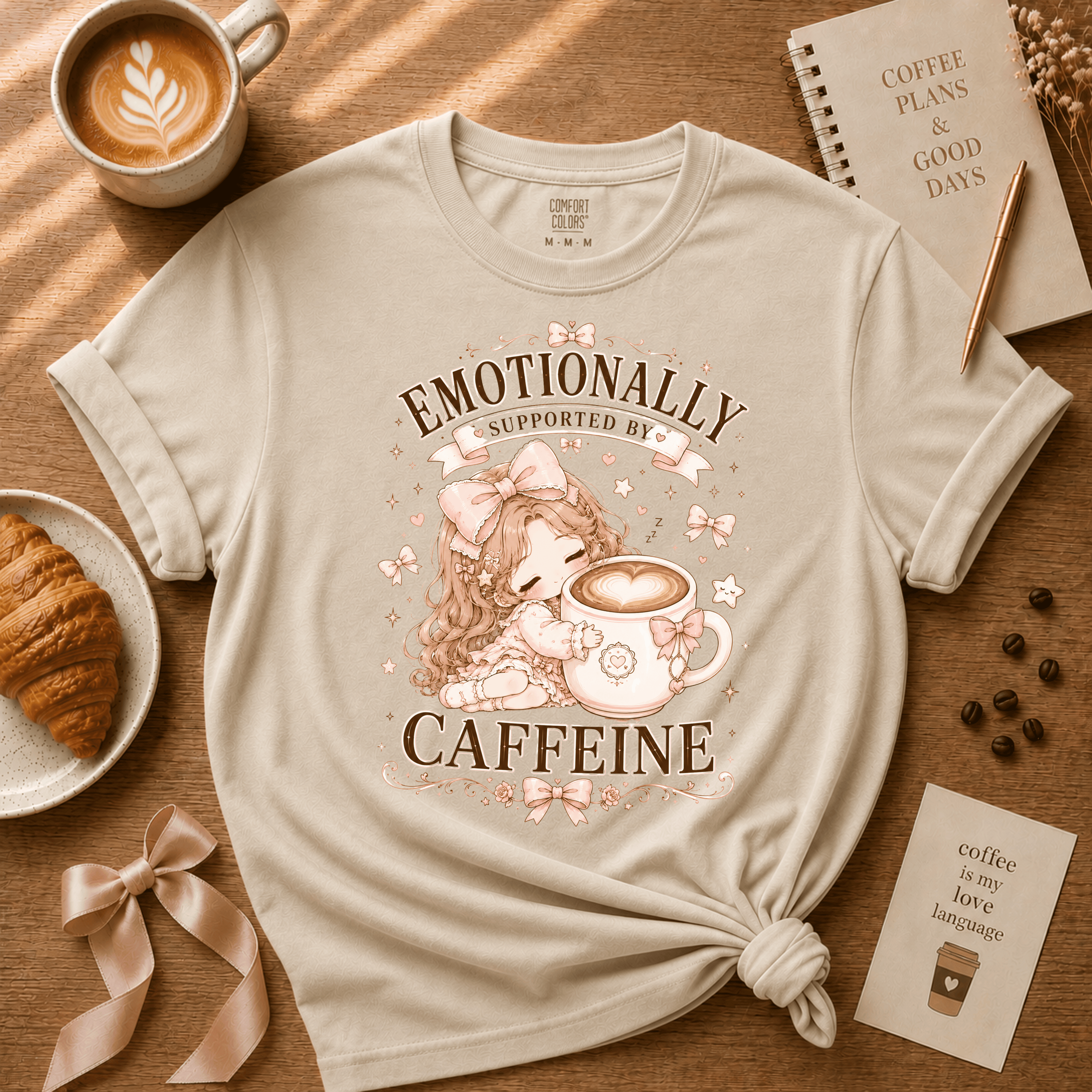 Caffeine | Coffee Lover Graphic T-Shirt