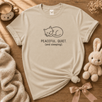 Peaceful, Quiet | Cute Animal Graphic T-Shirt