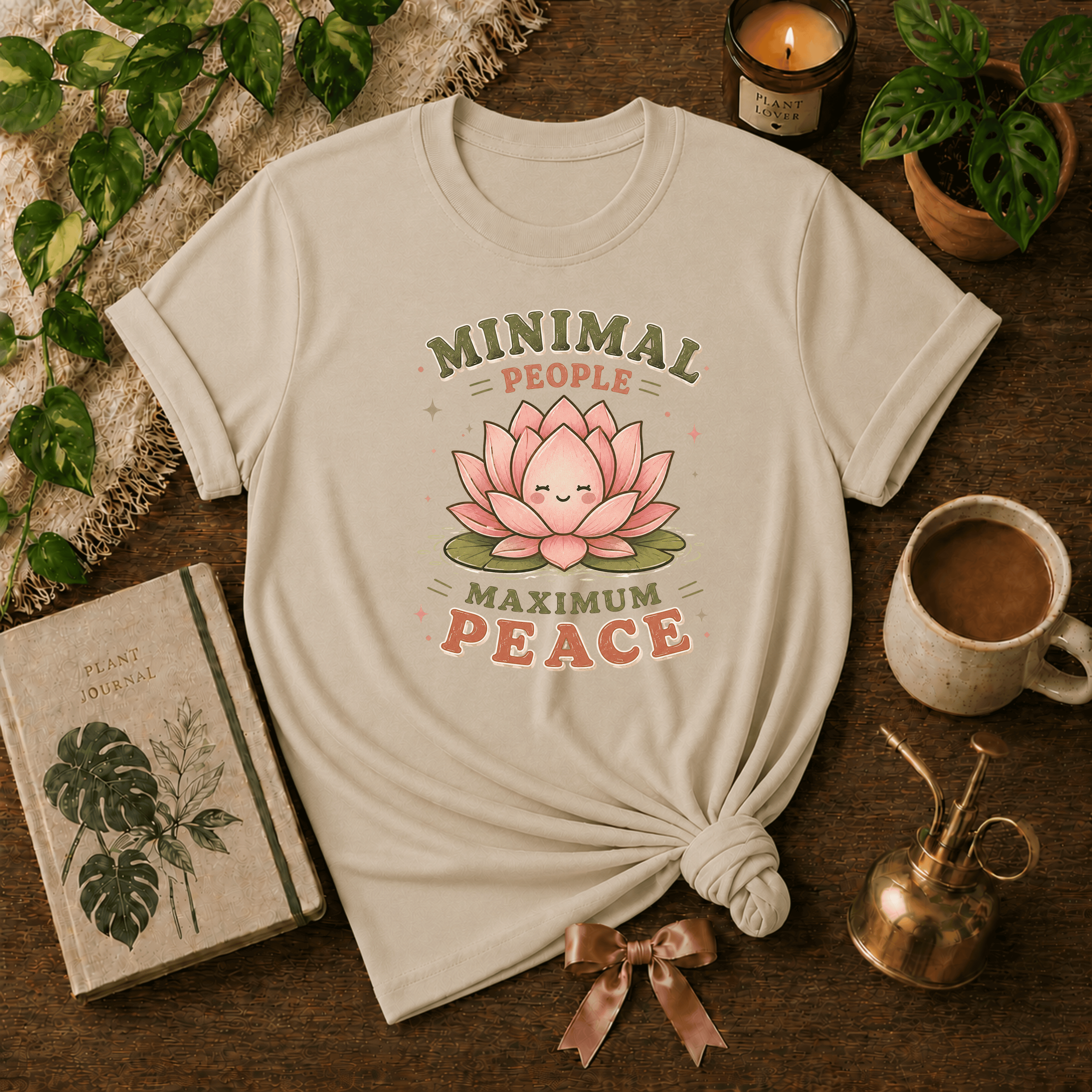 Minimal People | Plant Lover Graphic T-Shirt