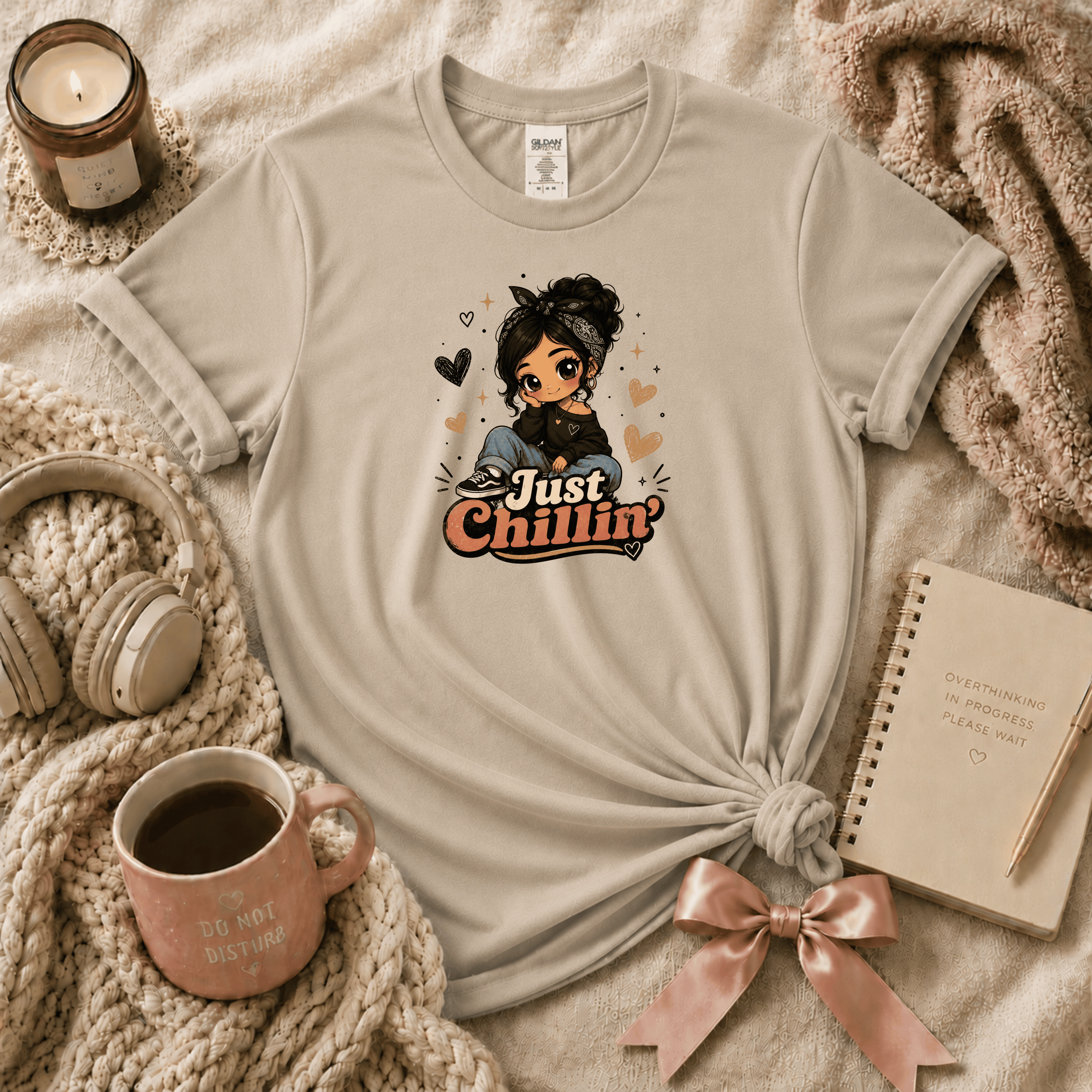 Just Chillin' | Funny Introvert Graphic T-Shirt