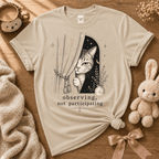 Cat Observing | Cute Animal Graphic T-Shirt