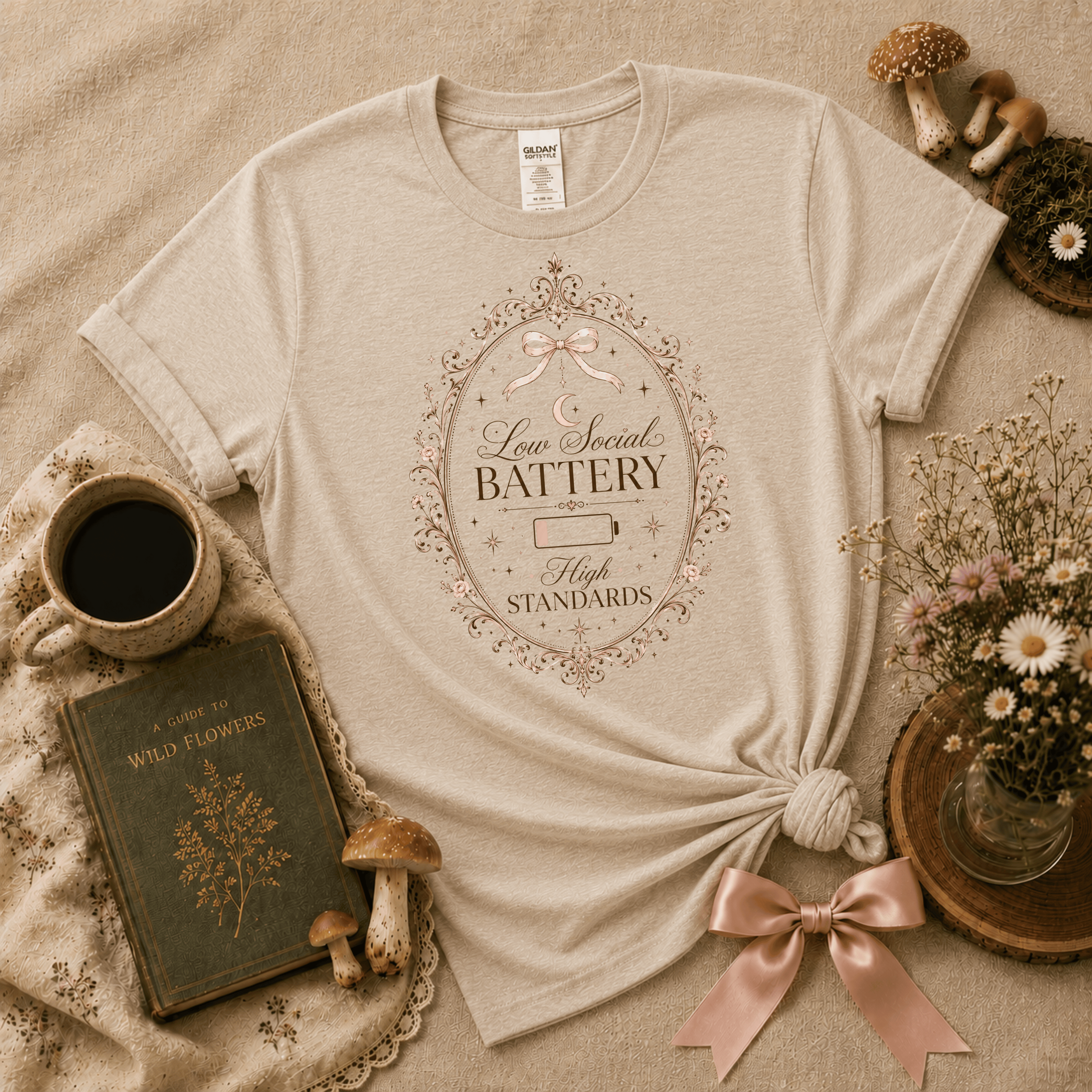 High Standards | Cottagecore Graphic T-Shirt