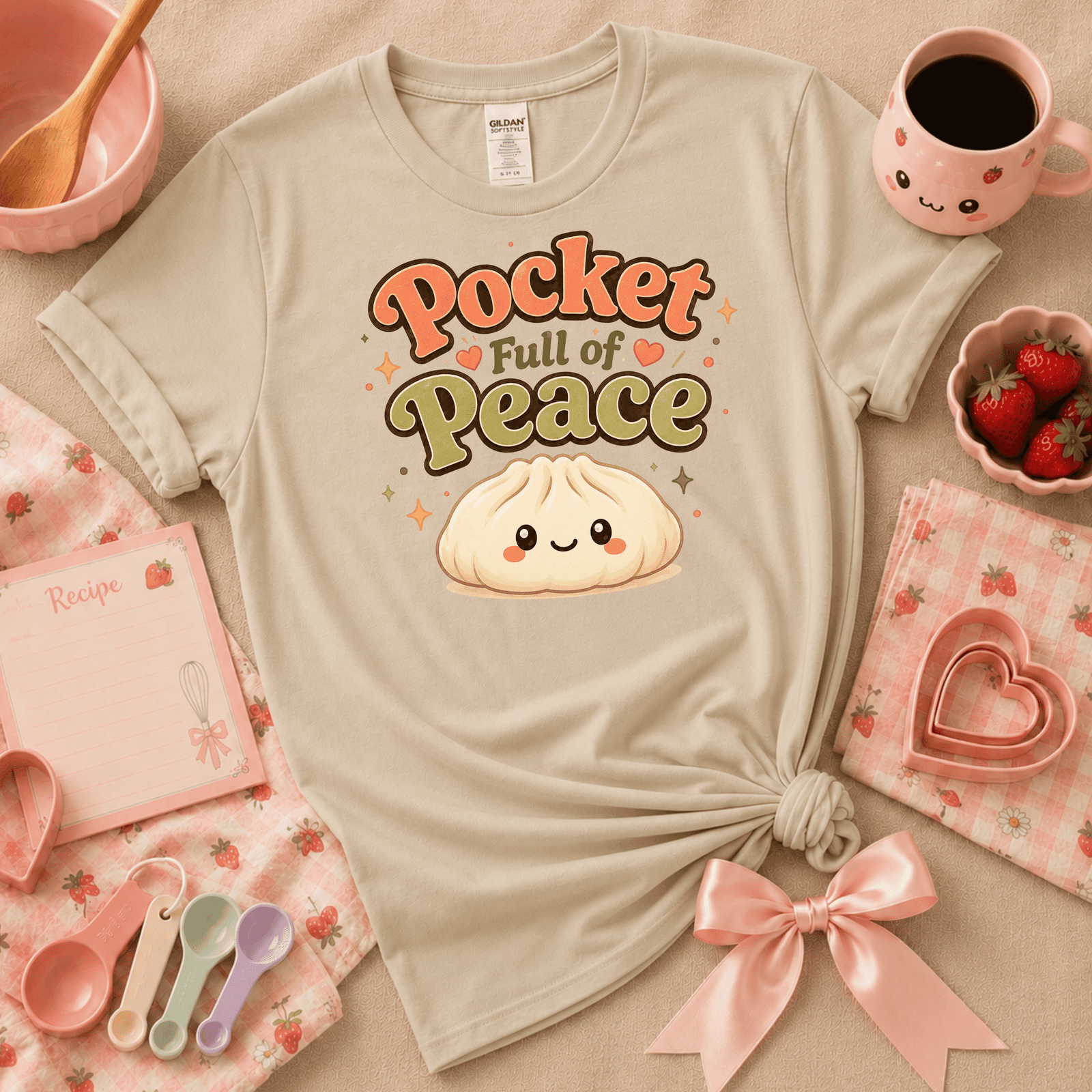 Pocket Full Of Peace | Funny Introvert Graphic T-Shirt
