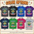 Silent But Thriving Premium T-Shirt color chart: Asphalt, Vintage Black, True Royal, Team Purple, Navy, Leaf, Berry, Athletic Heather